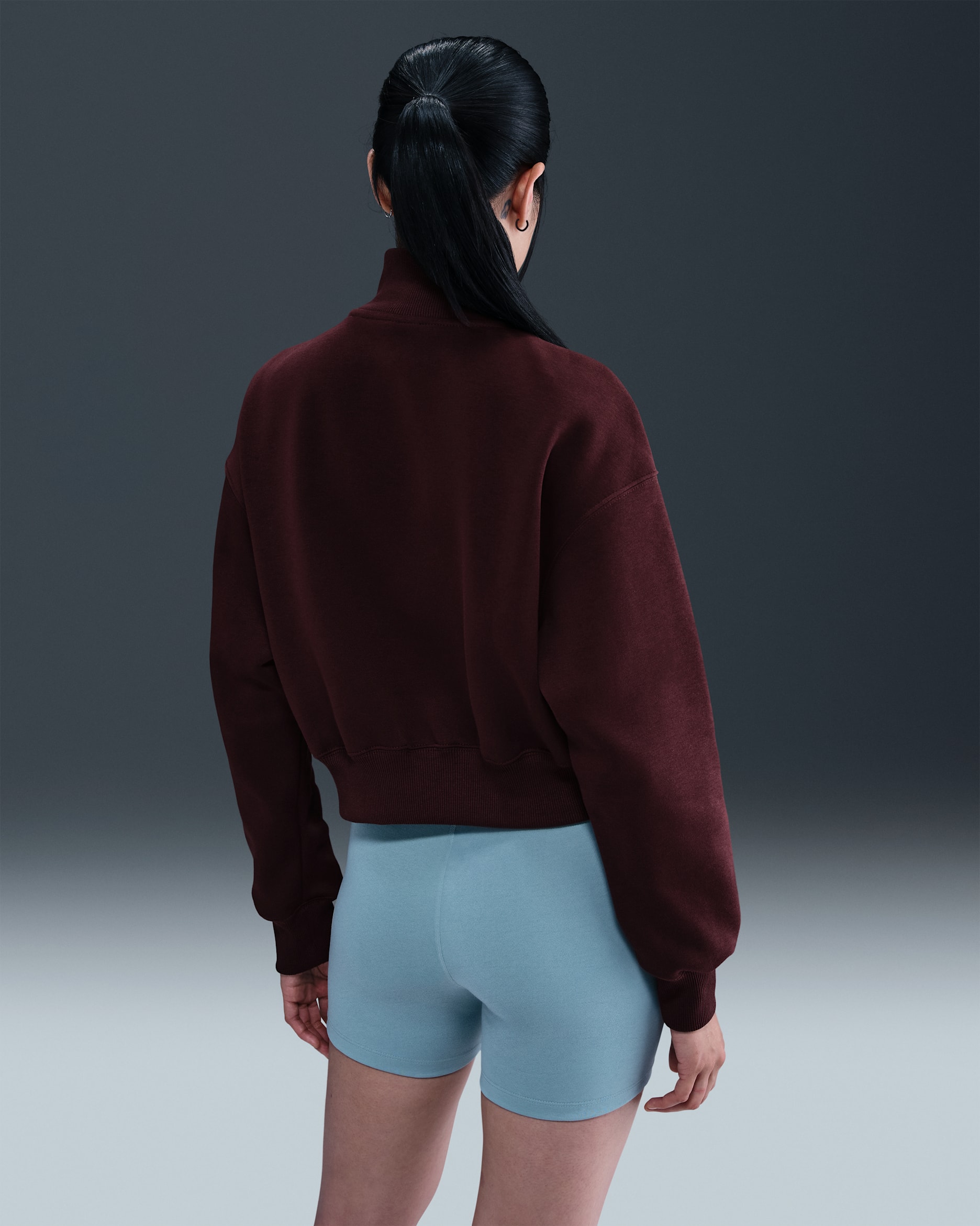 Nike Sportswear Phoenix Fleece Women's 1/4-Zip Cropped Sweatshirt