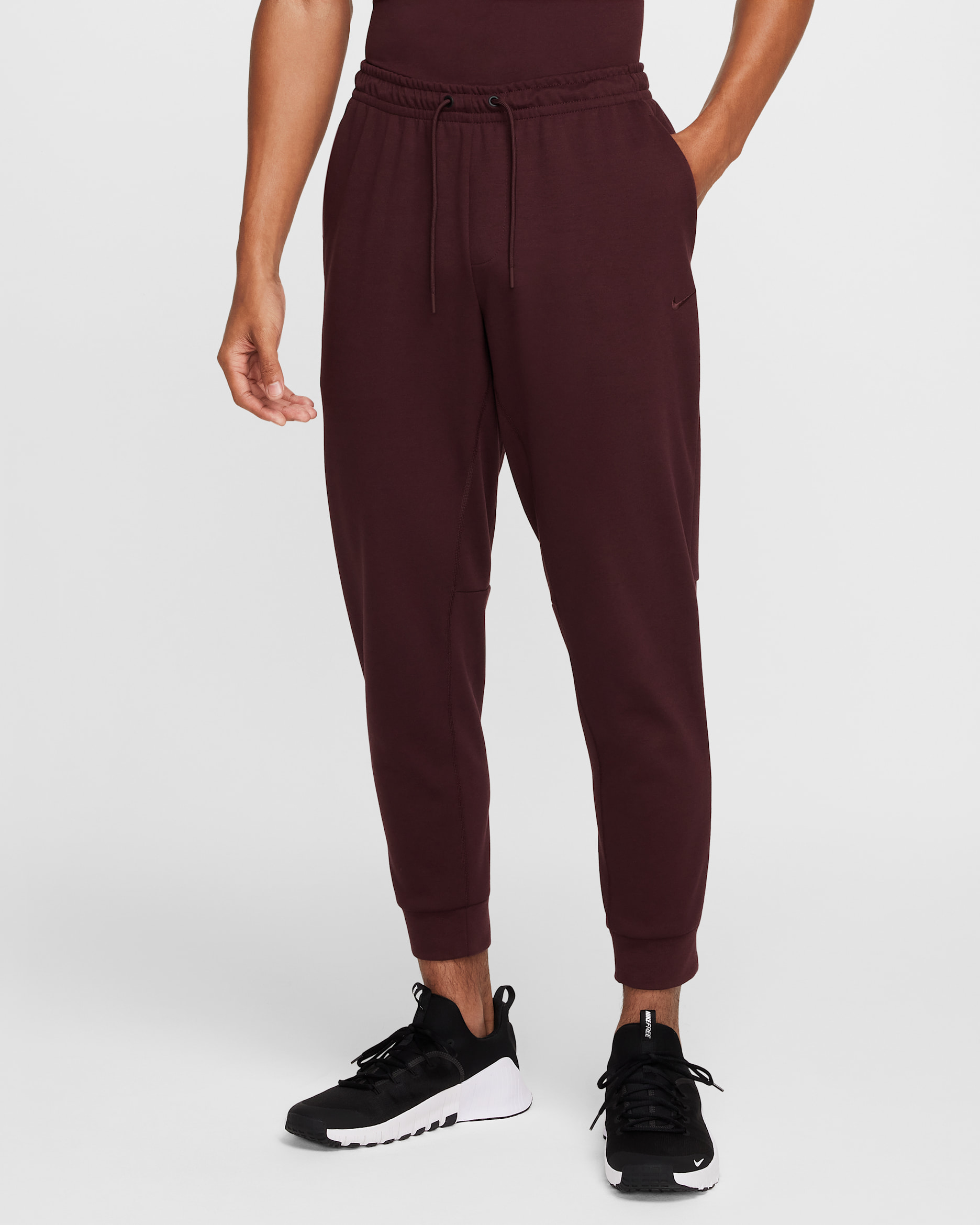 Nike Primary Fleece Men's Dri-FIT UV Performance Joggers - Burgundy Crush/Burgundy Crush