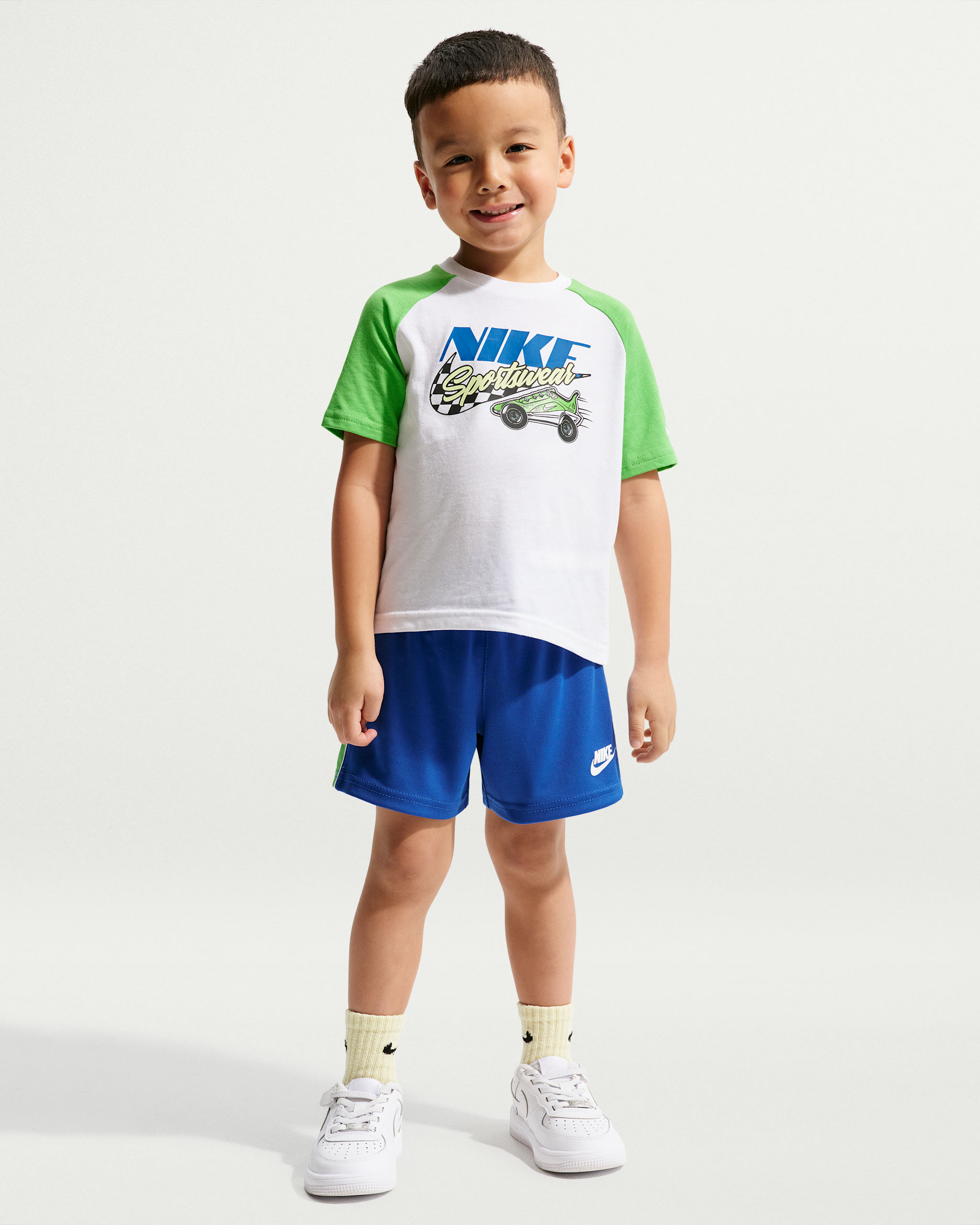 나이키 스포츠웨어 유아 빅토리 랩 투피스 쇼츠 세트 - 게임 로얄