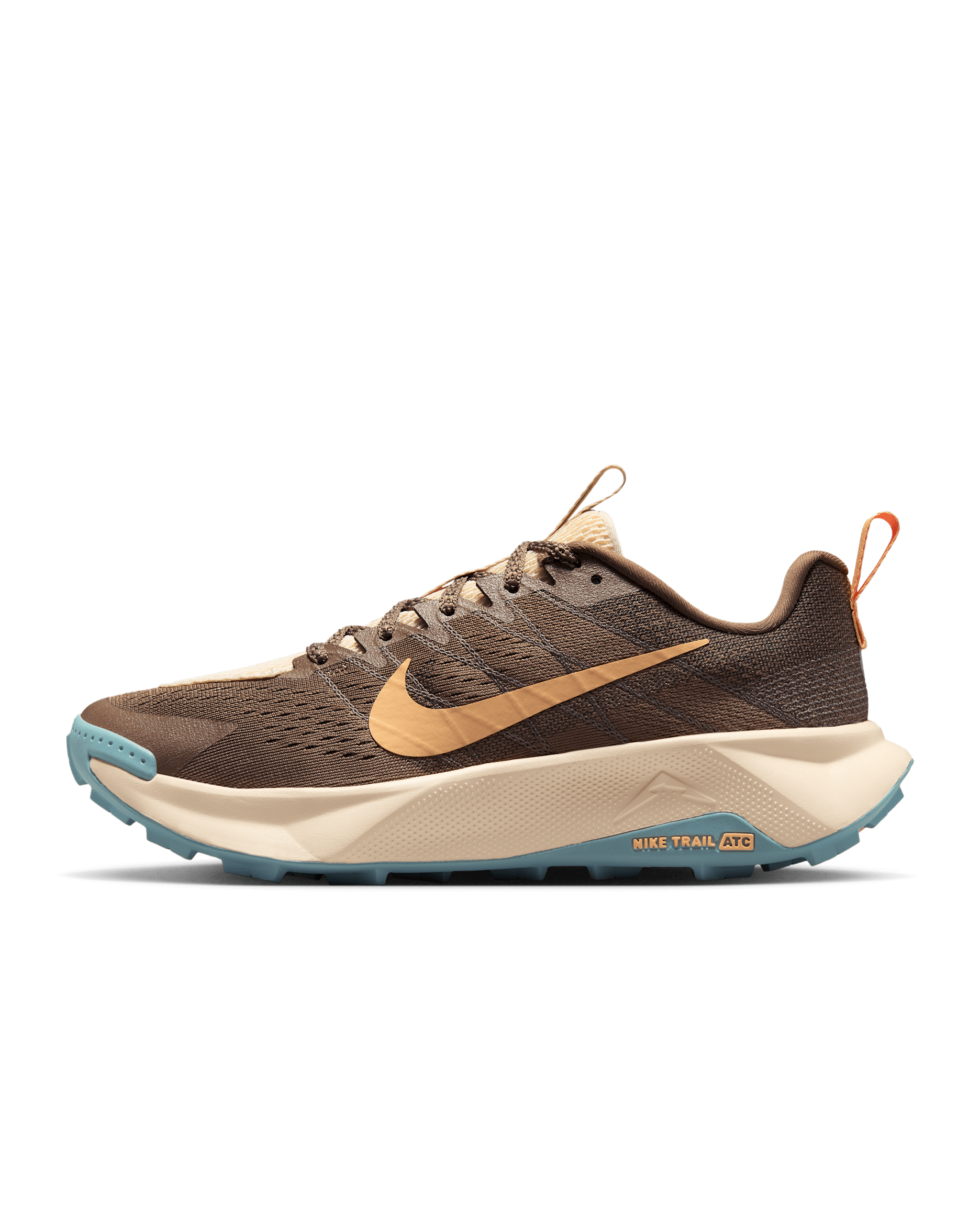 Nike Wildhorse 10 Women's Trail Running Shoes - Mink Brown/Cave Stone/Cannon/Orange Chalk