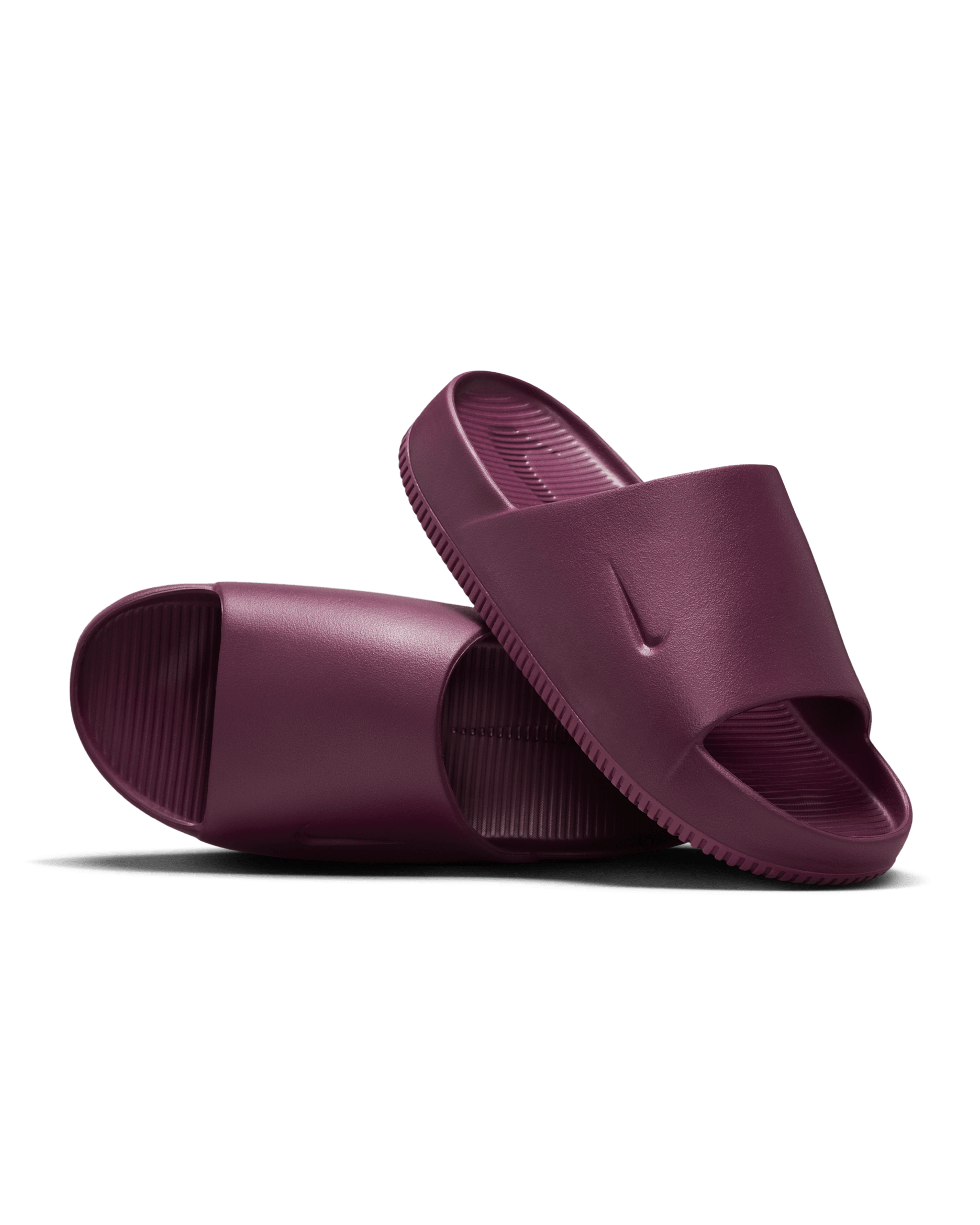 Nike Calm Women's Slides - Bordeaux/Bordeaux/Bordeaux