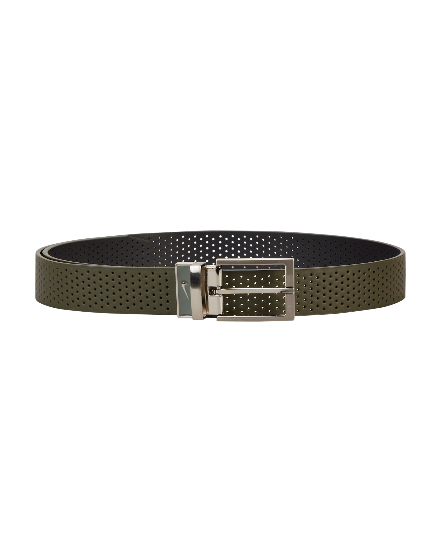 Cinturón reversible perforado Nike Core - Verde camuflaje