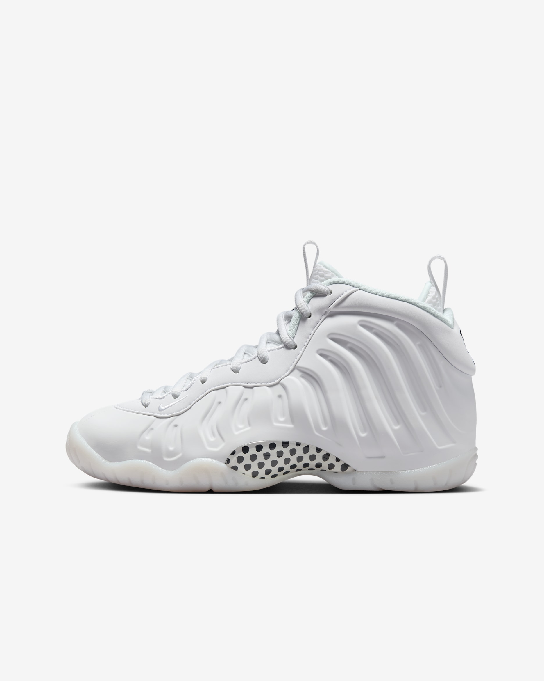 Nike Little Posite One Big Kids' Shoes - White/White/White