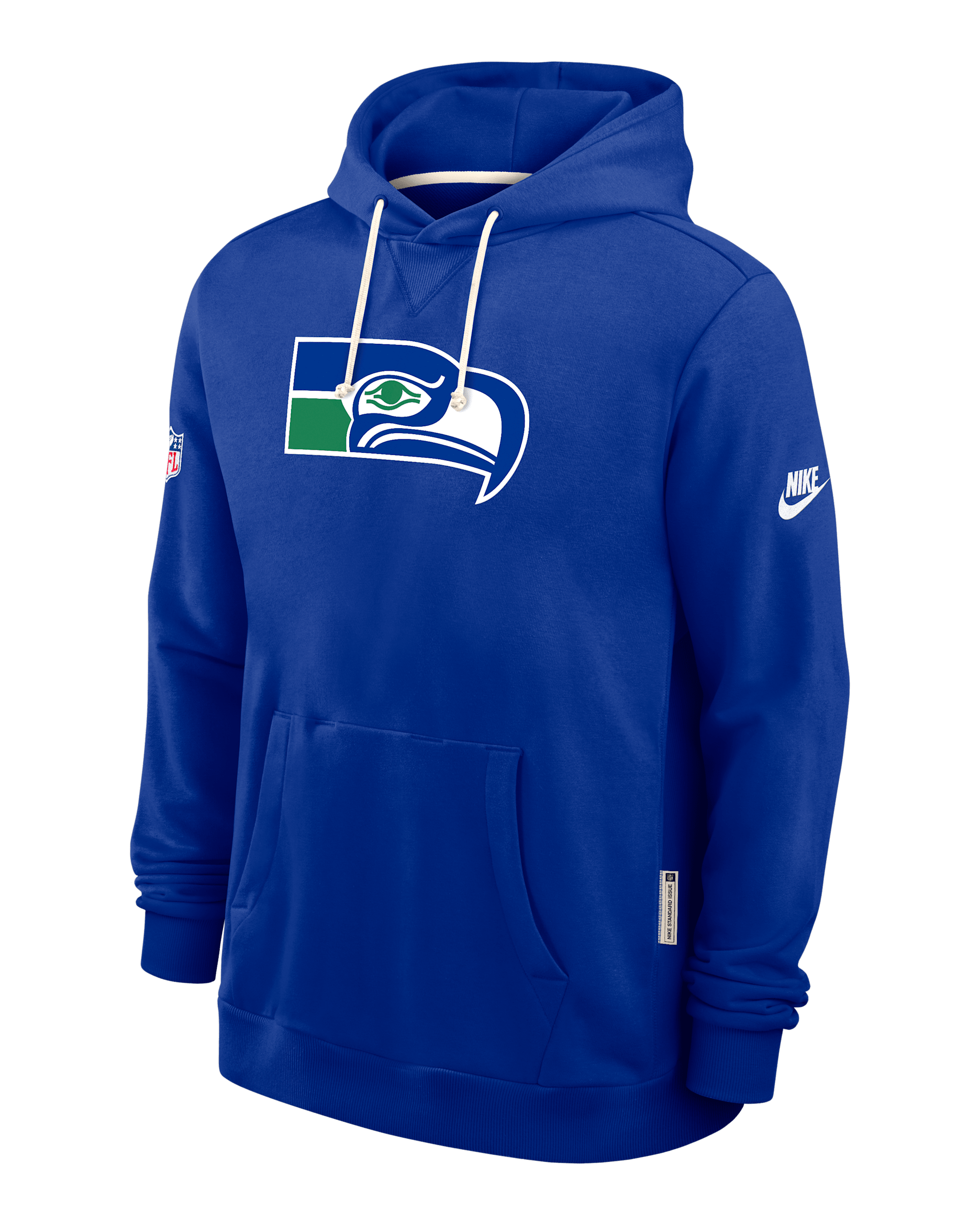 Seattle Seahawks Alt Offensive Set Play Sideline Men's Nike Dri-FIT NFL Pullover Hoodie - Royal
