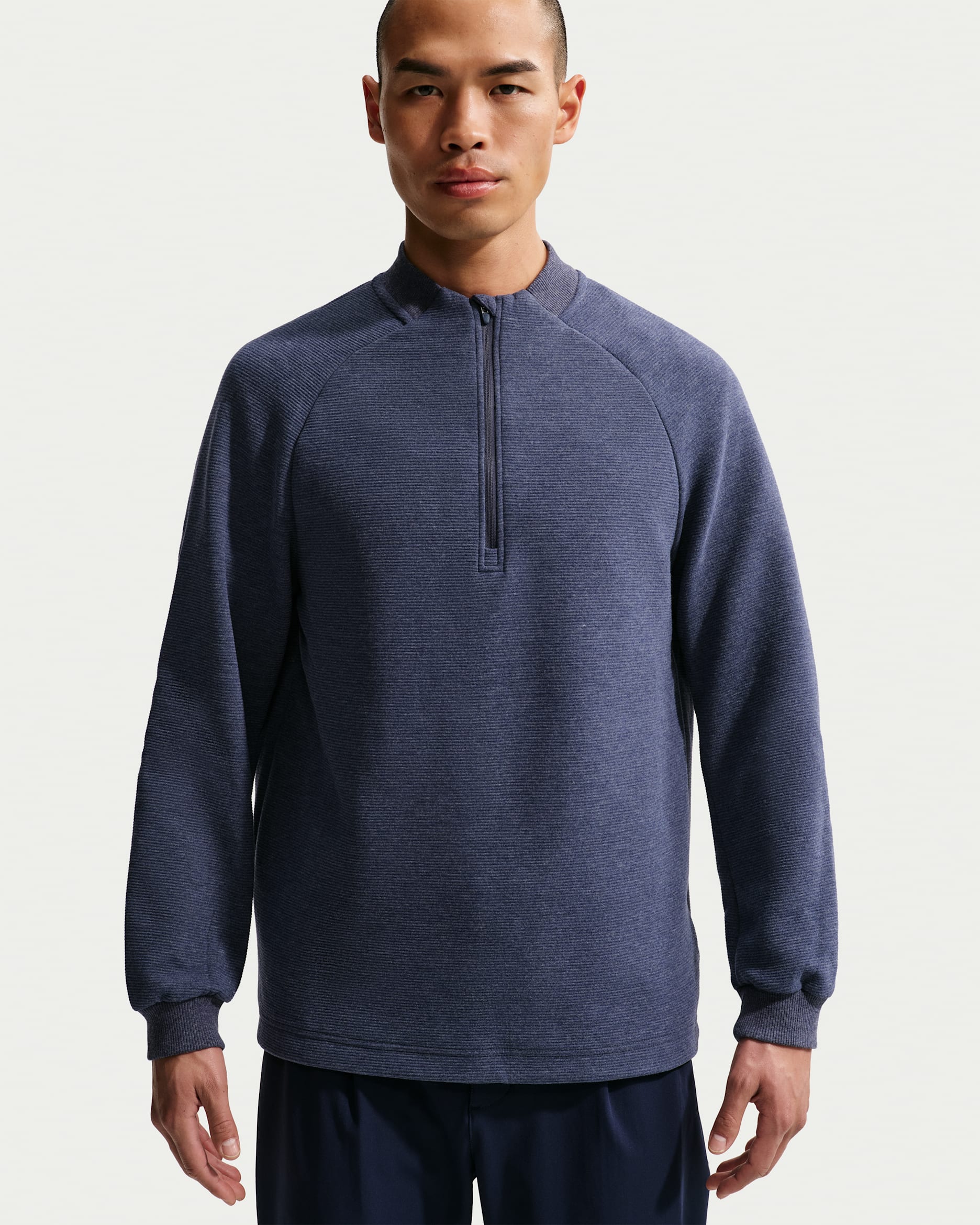 Nike Par Men's Therma-FIT 1/2-Zip Golf Top - College Navy/White/Thunder Blue/Black