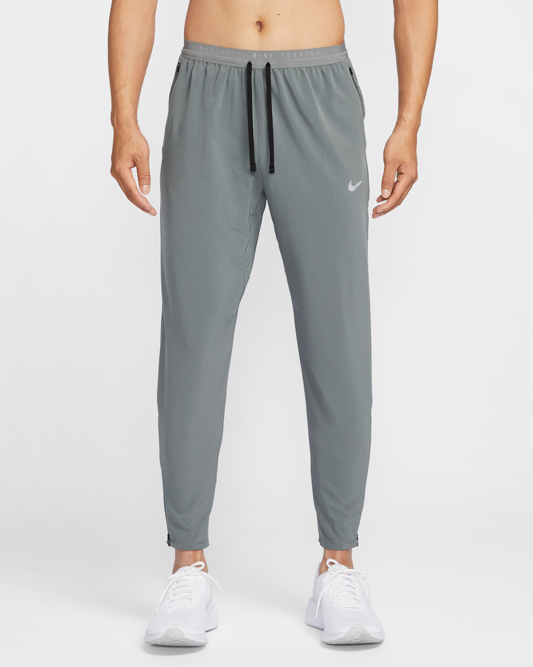 Nike Stride Men's Dri-FIT Woven Running Trousers - Smoke Grey
