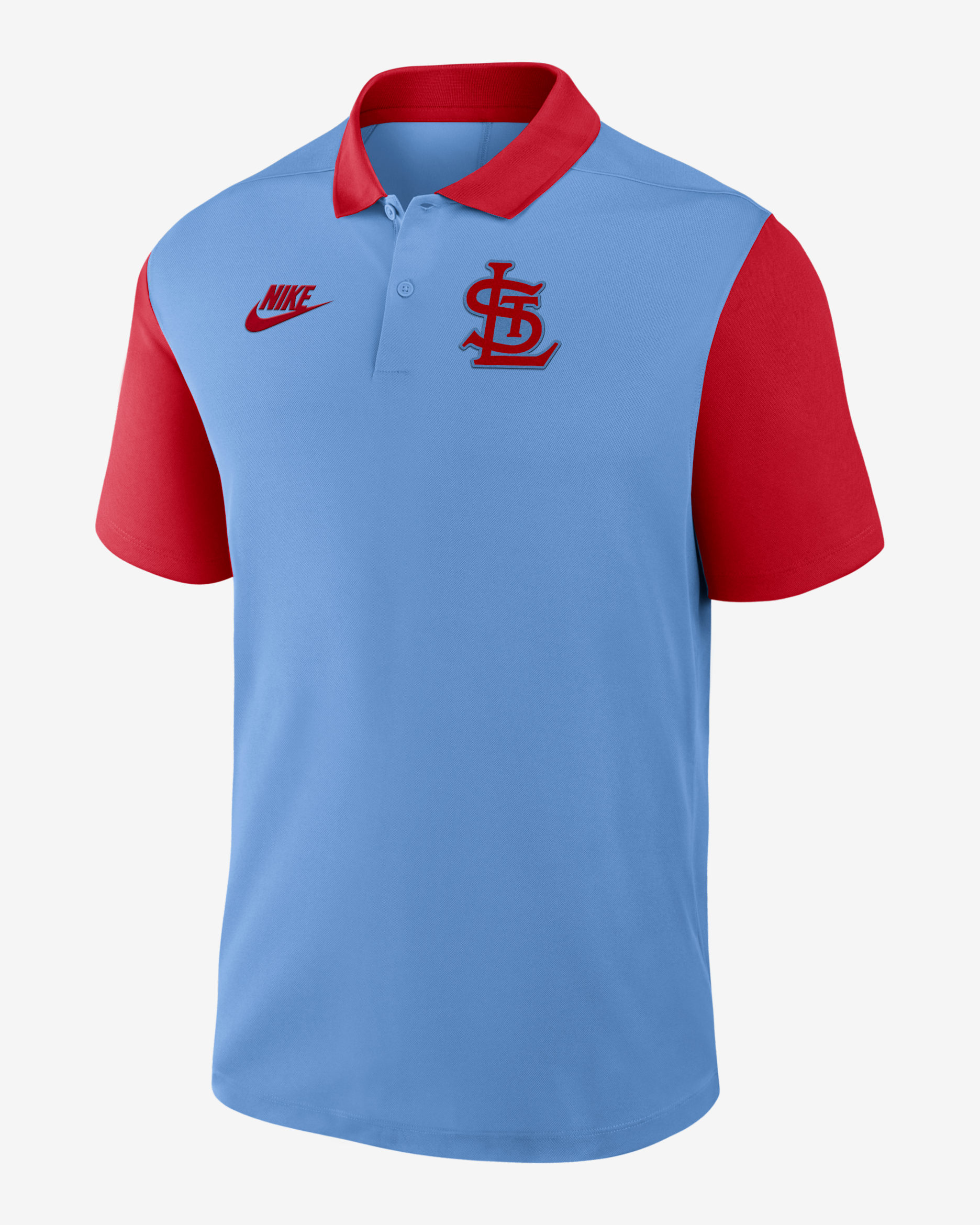 Polo Nike Dri-FIT de la MLB para hombre St. Louis Cardinals Cooperstown Victory - Rojo