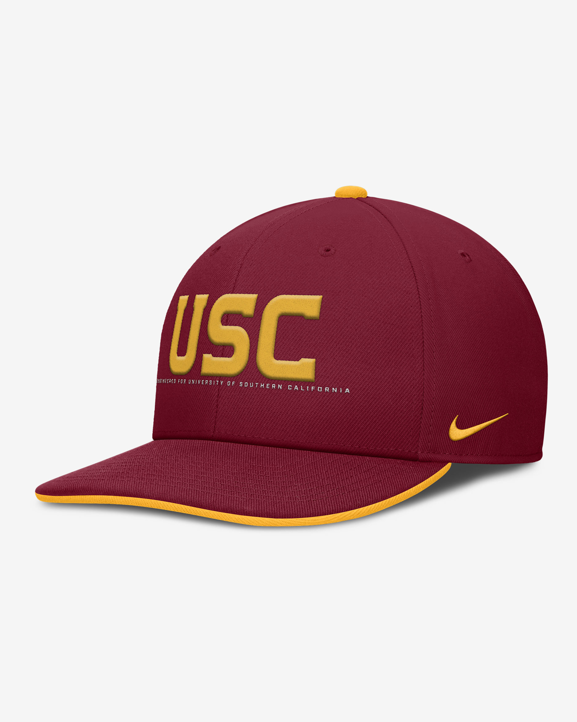 USC On-Field Club Men's Nike Dri-FIT College Adjustable Hat - Crimson