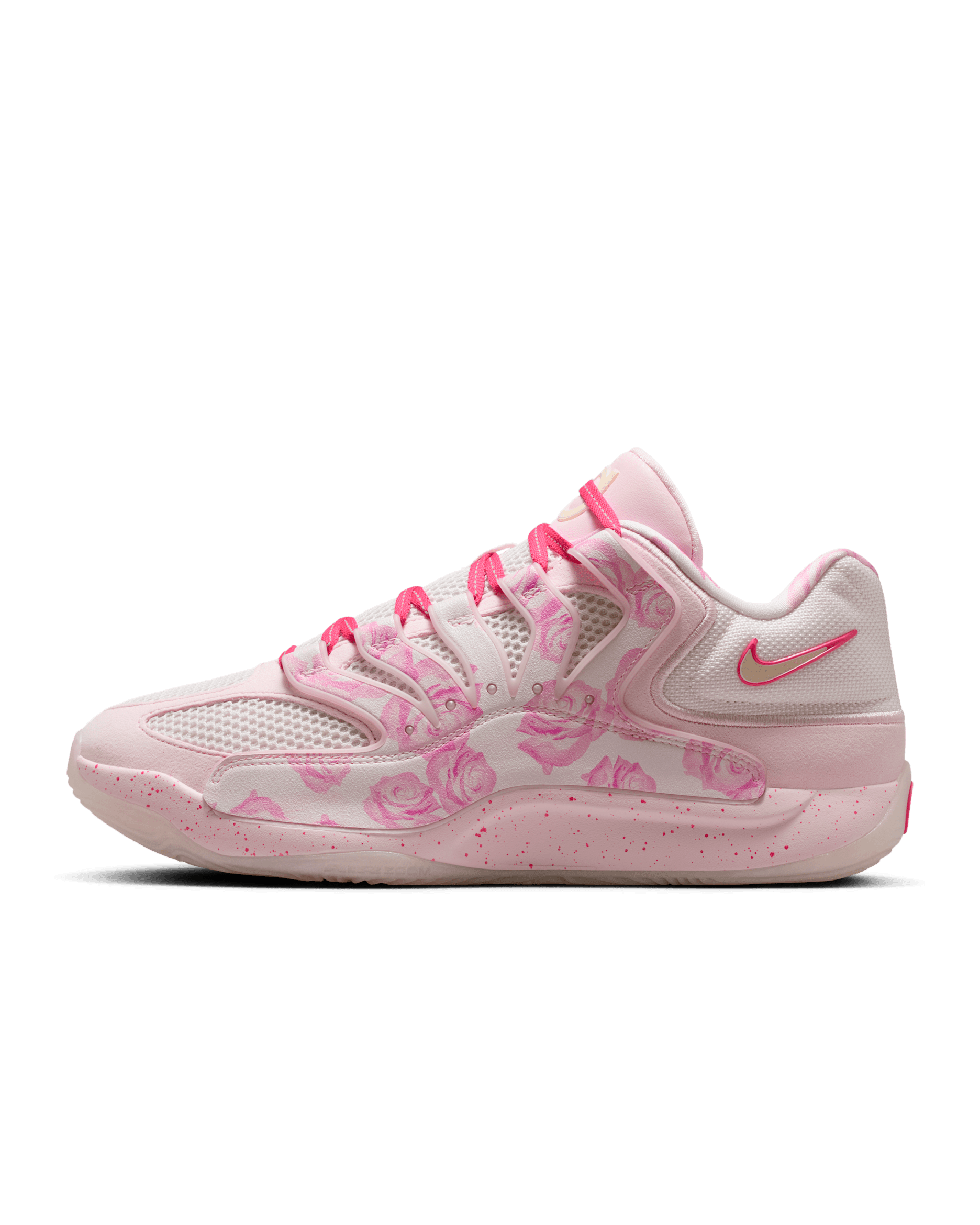 KD18 "Aunt Pearl" EP Basketball Shoes - Pearl Pink/Tulip Pink/Playful Pink/Laser Fuchsia
