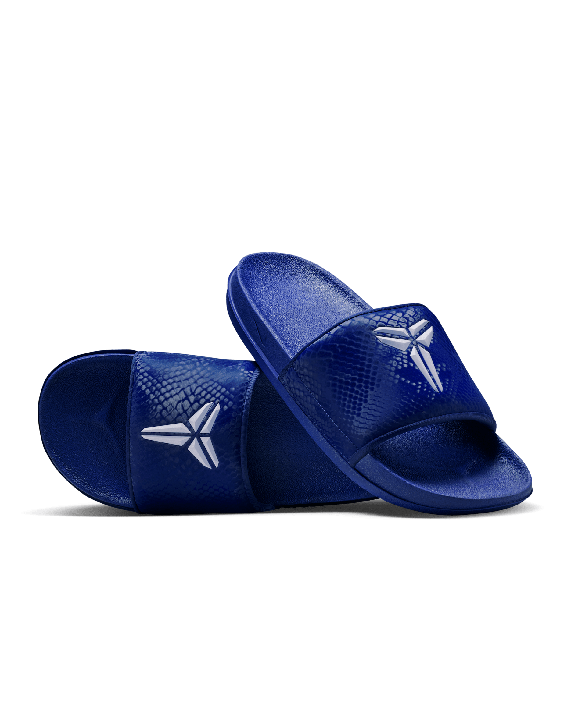 Kobe Offcourt Men's Slides - Deep Royal Blue/White