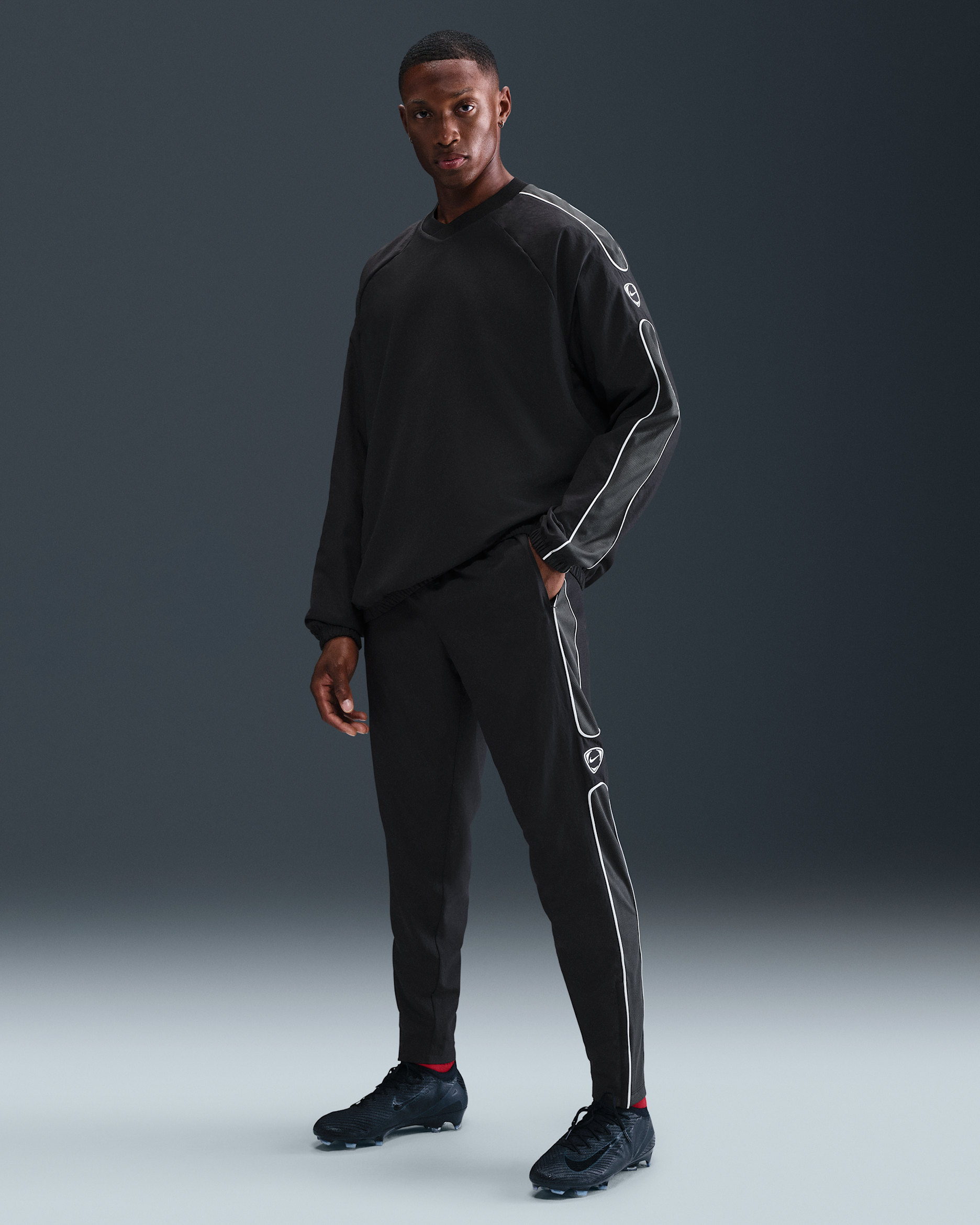 Nike Academy+ Men's Dri-FIT Soccer Pants - Black/Anthracite/White/White