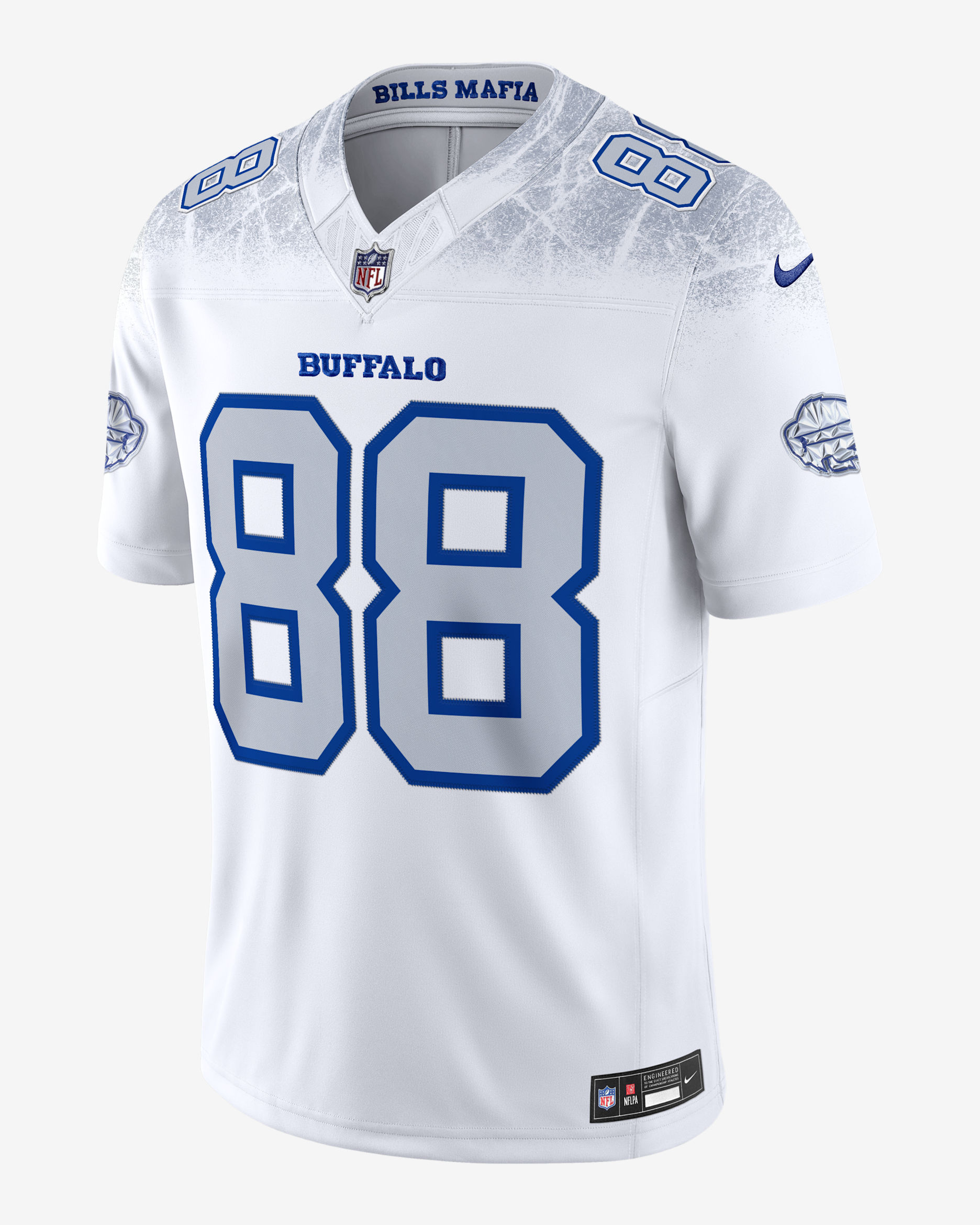 Dawson Knox Buffalo Bills Rivalries Collection Men's Nike Dri-FIT NFL Limited Jersey - White