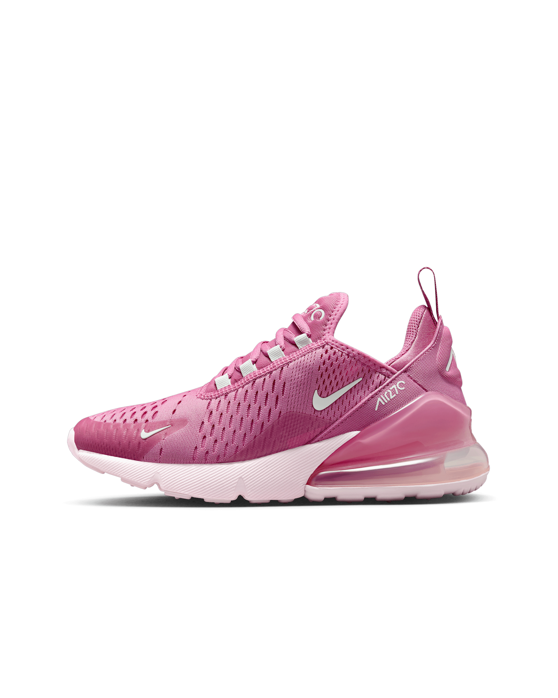 Nike Air Max 270 Big Kids' Shoes - Magic Flamingo/Pink Foam