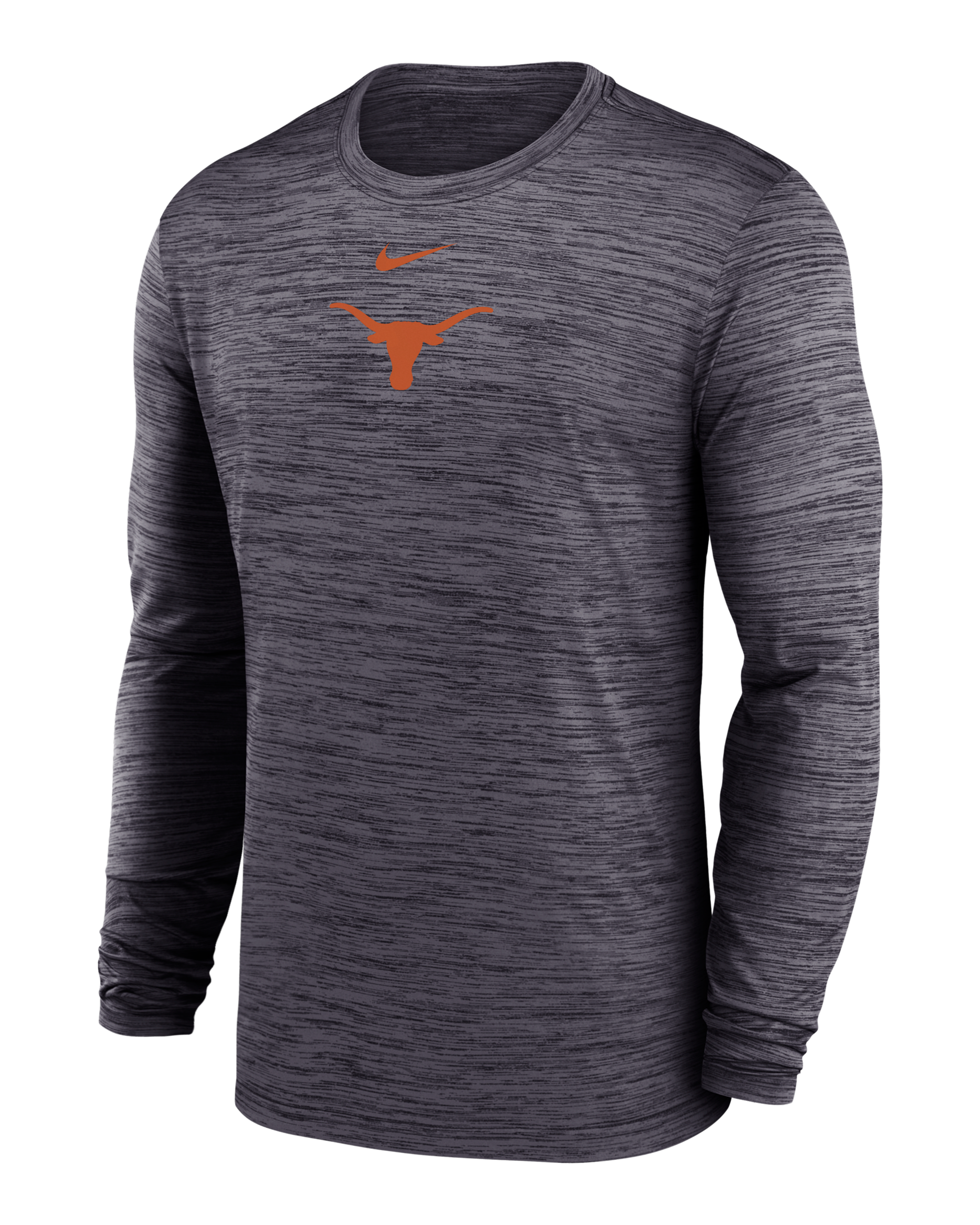Texas Sideline Velocity Men's Nike Dri-FIT College Long-Sleeve T-Shirt - Black