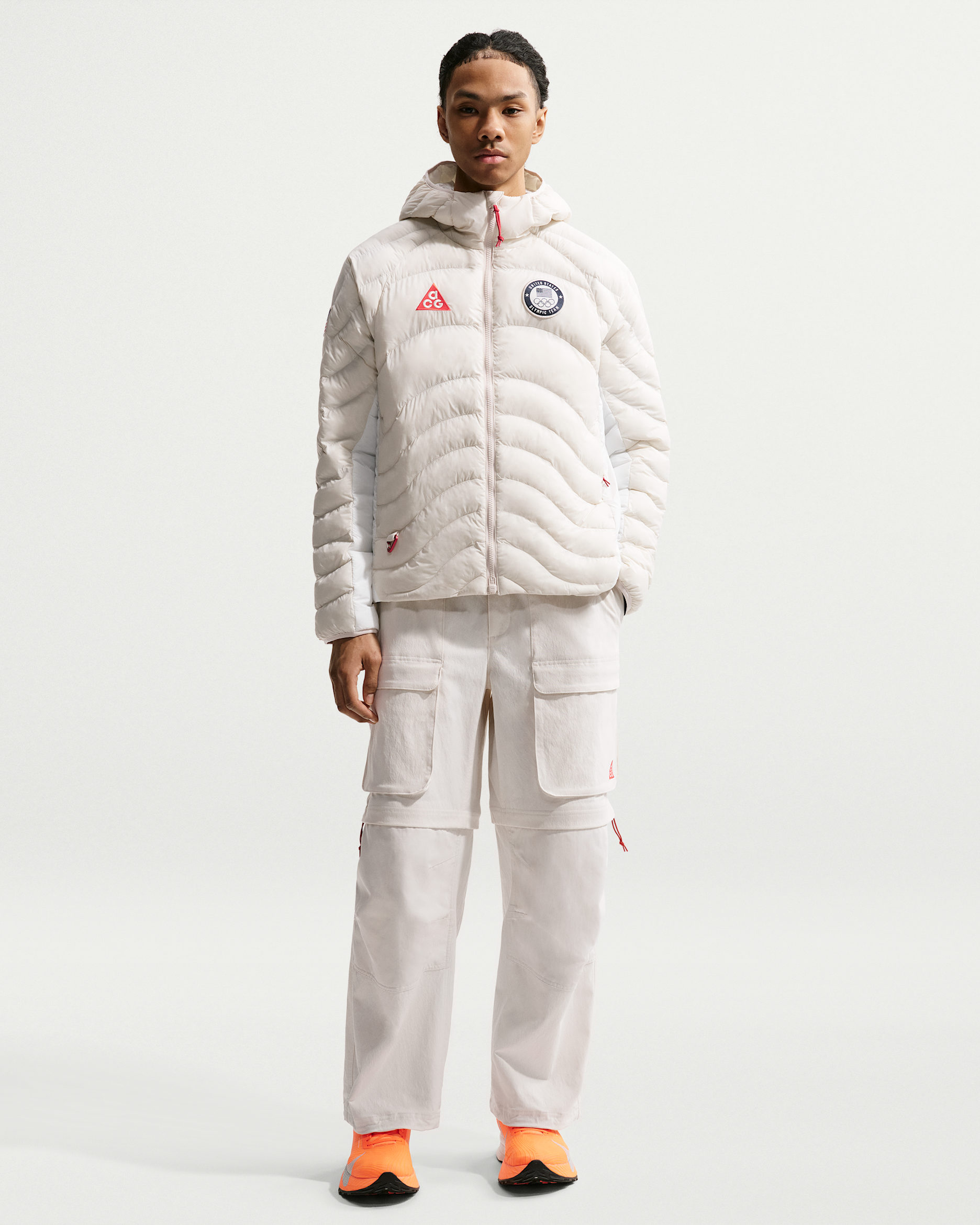 Pants para hombre Nike ACG USA - Fantasma/Rojo chile/Obsidiana/Rojo chile