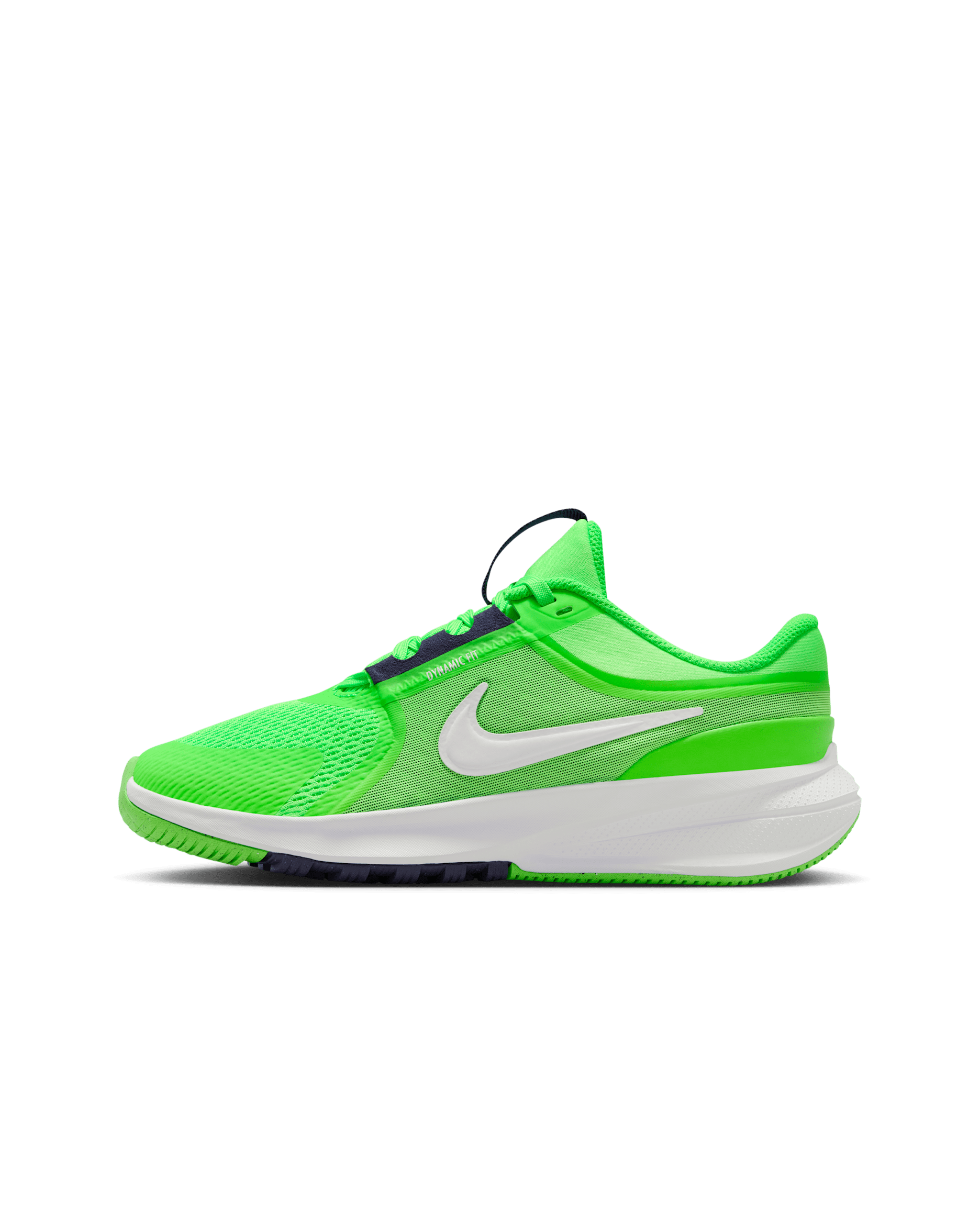 Tenis de correr para niños grandes Nike Star Runner 5 - Verde strike/Morado imperial/Blanco