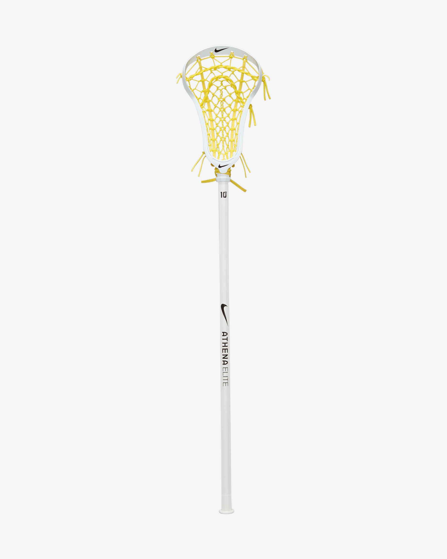 Palo completo de lacrosse para mujer Nike Athena Elite - Blanco/Amarillo