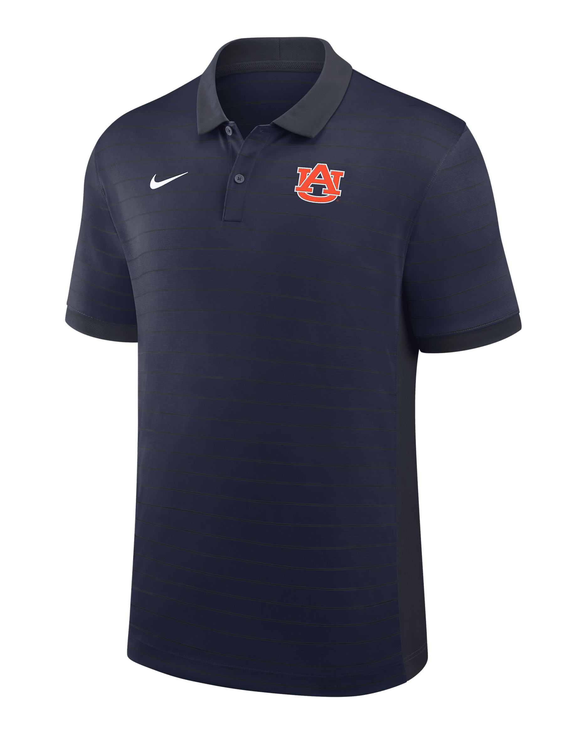 Auburn Sideline Victory Stripe Men's Nike Dri-FIT College Polo - Navy