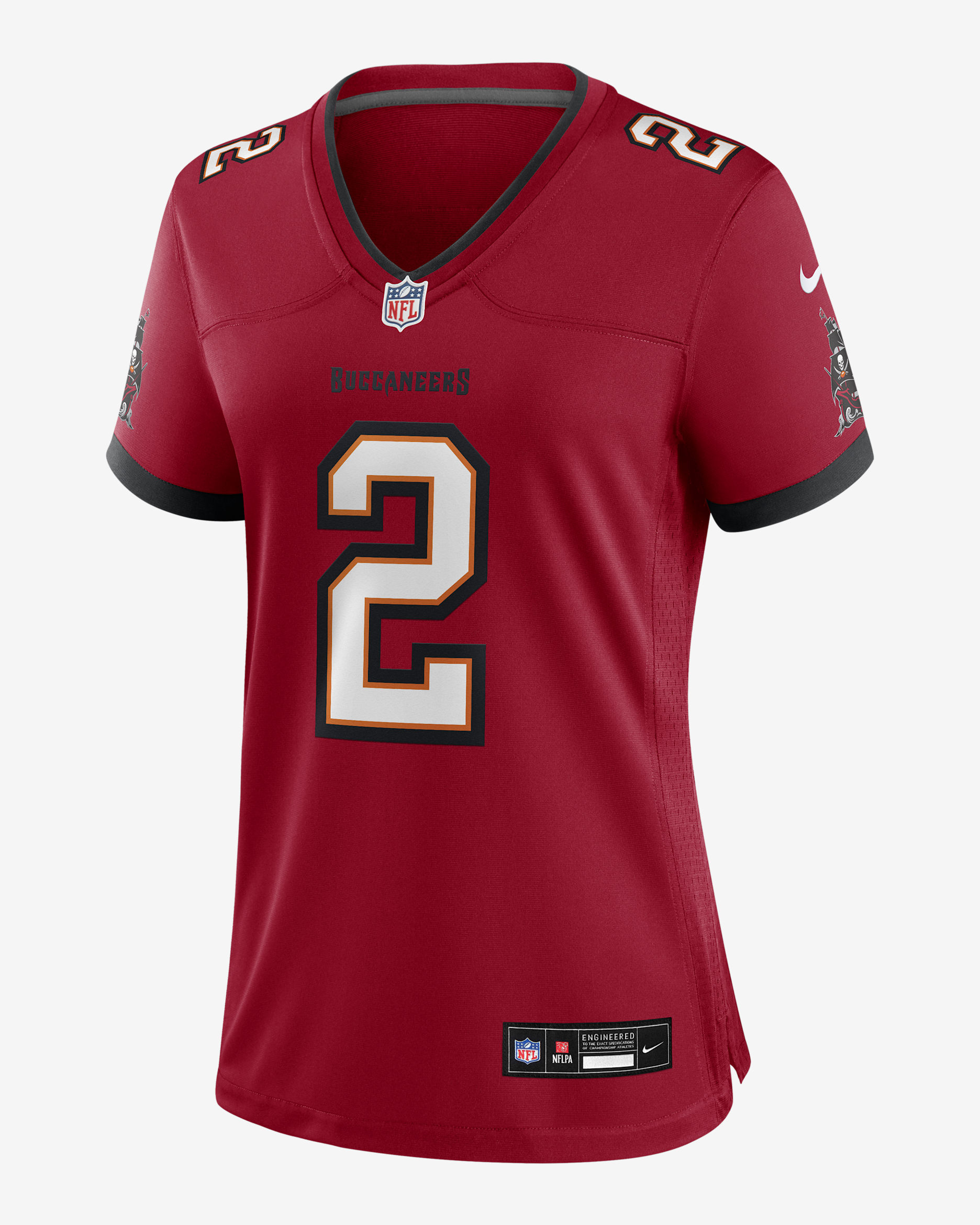 Jersey Nike de la NFL Game para mujer de Emeka Egbuka de los Tampa Bay Buccaneers - Rojo