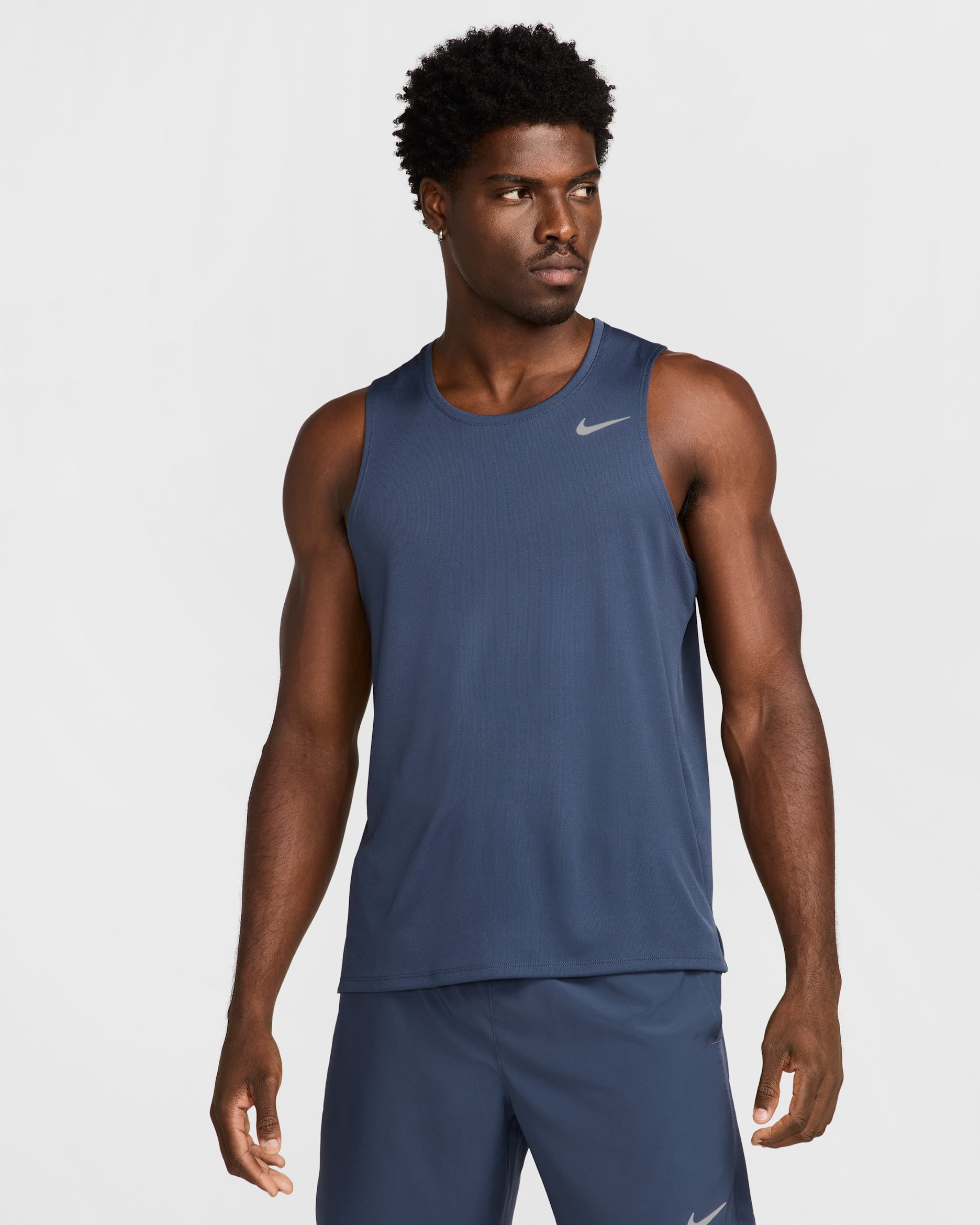 Nike Miler Men's Dri-FIT Running Tank - Thunder Blue