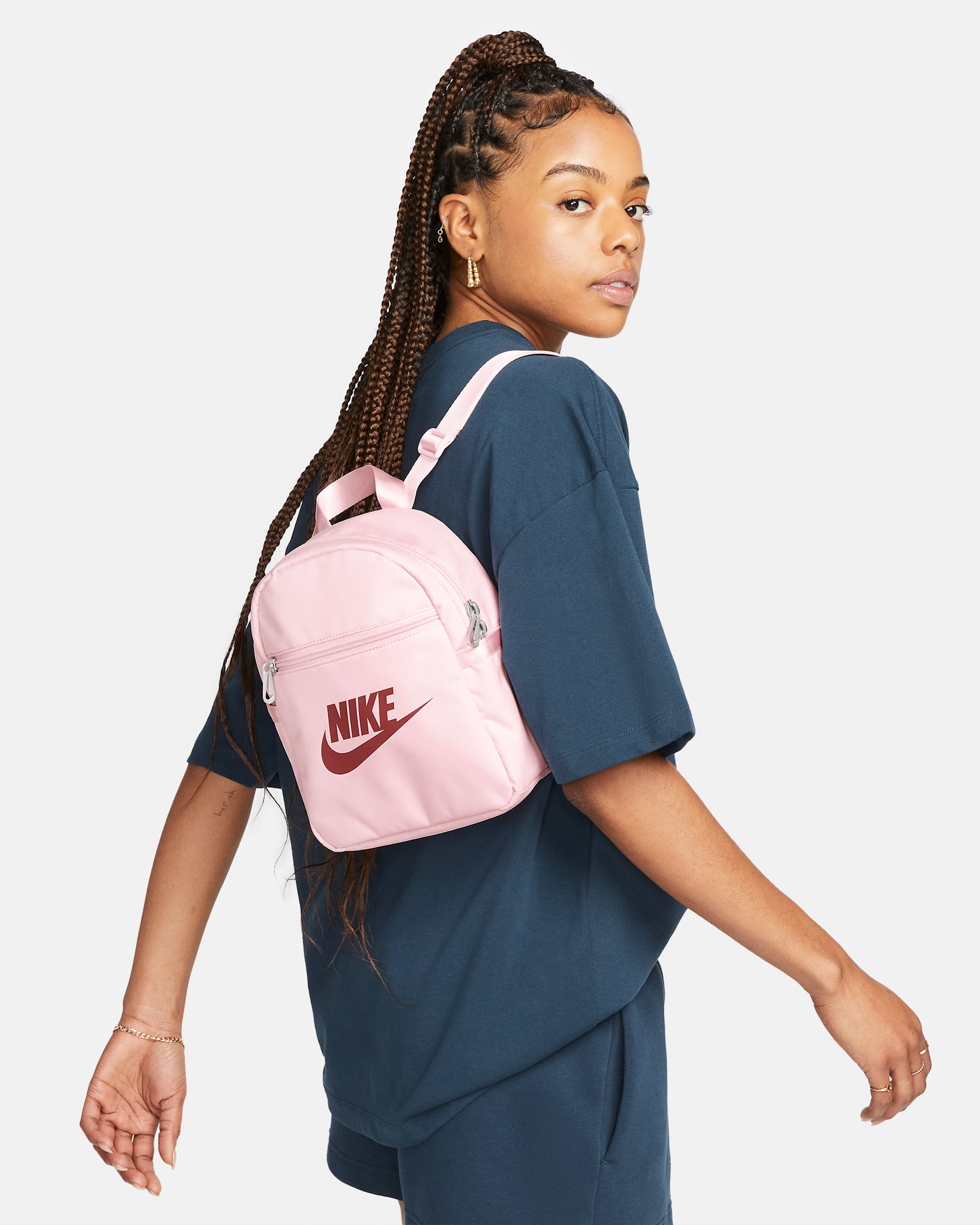 Nike Sportswear Futura 365 Women's Mini Backpack (6L) - Pink Foam/Pink Foam/Team Red