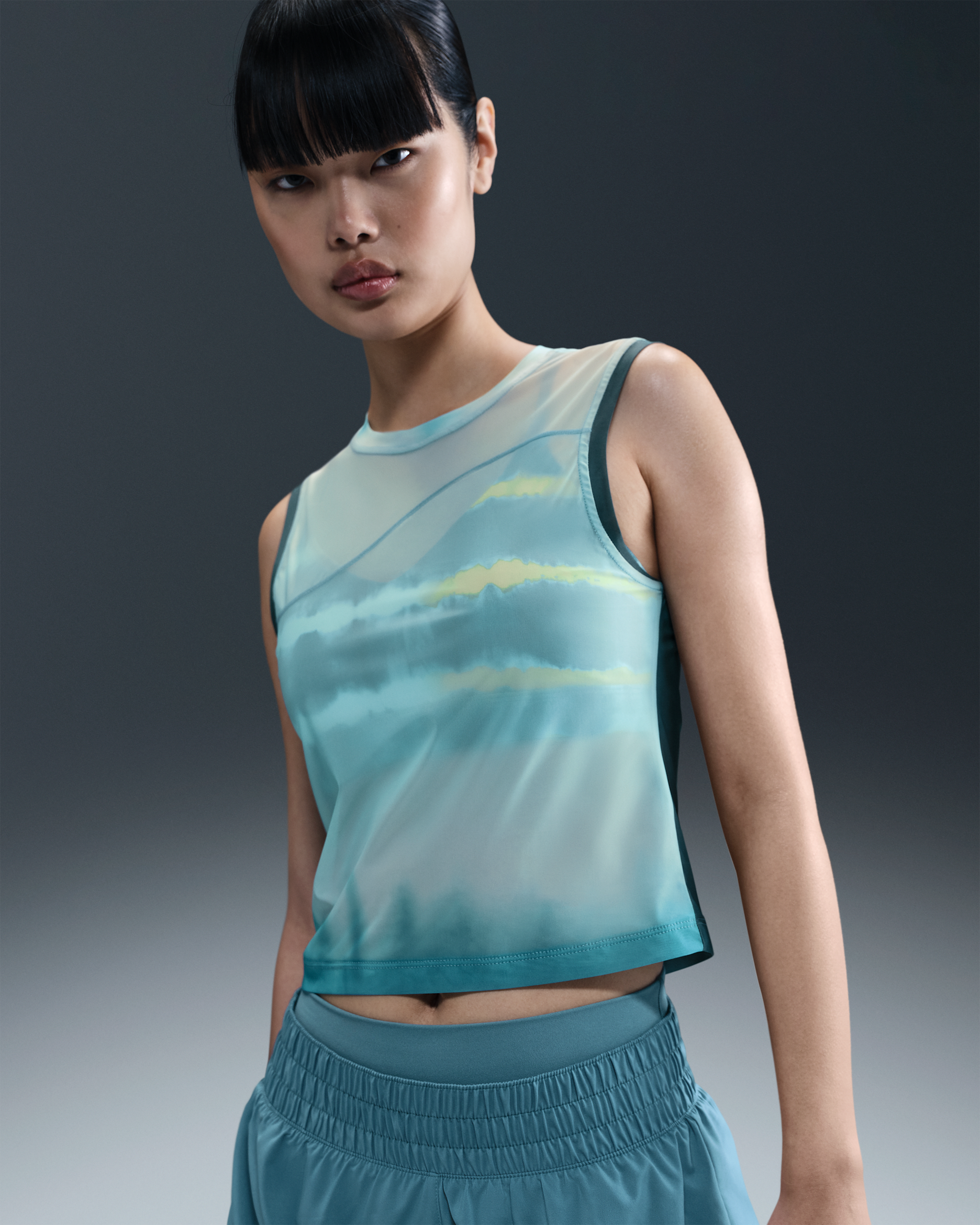 Nike x NorBlack NorWhite Women's Dri-FIT Printed Tank Top - Armory Navy