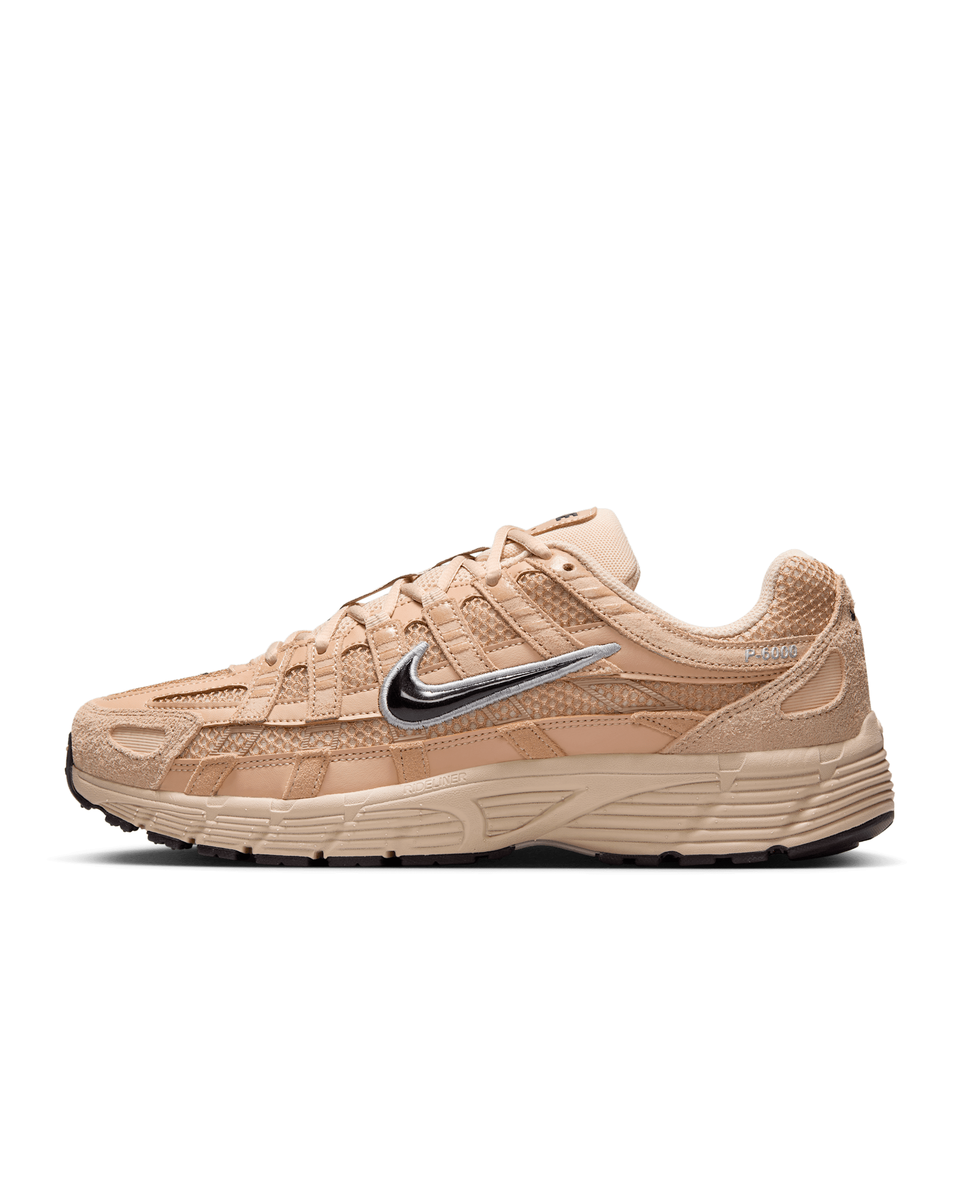 Nike P-6000 Suede Men's Shoes - Hemp/Sand Drift/Metallic Silver/Black