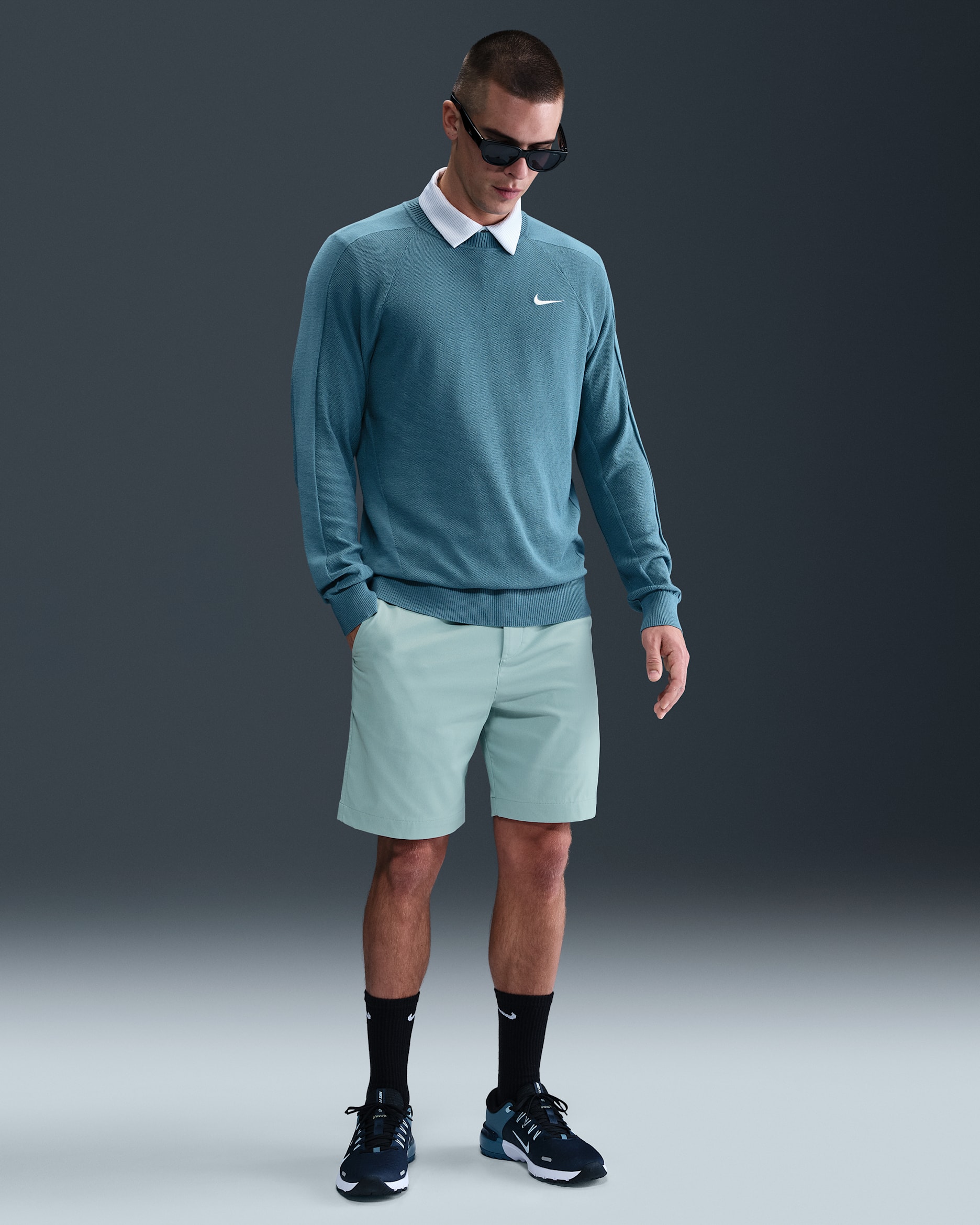 Nike Tour Men's 8" Chino Golf Shorts - Ocean Cube/Ocean Cube