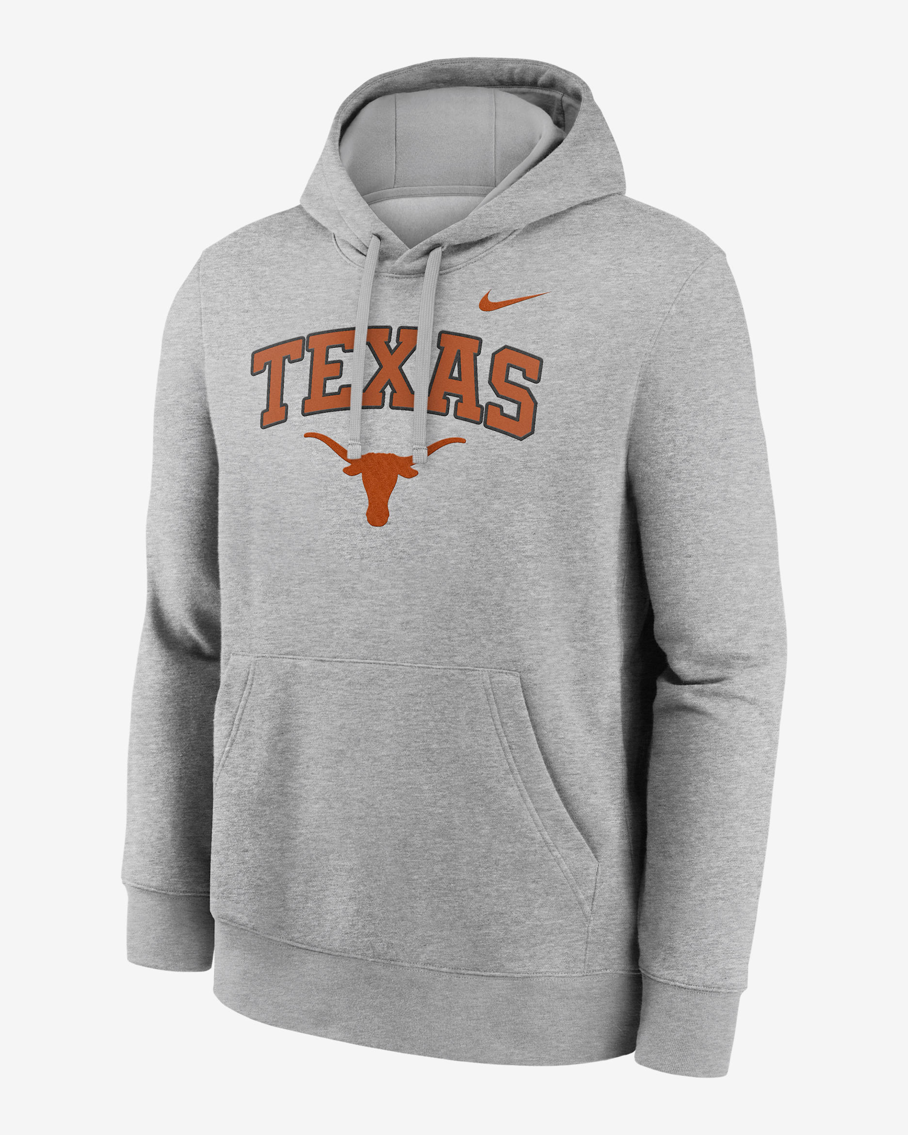 Texas Arch Men's Nike College Pullover Hoodie - Grey