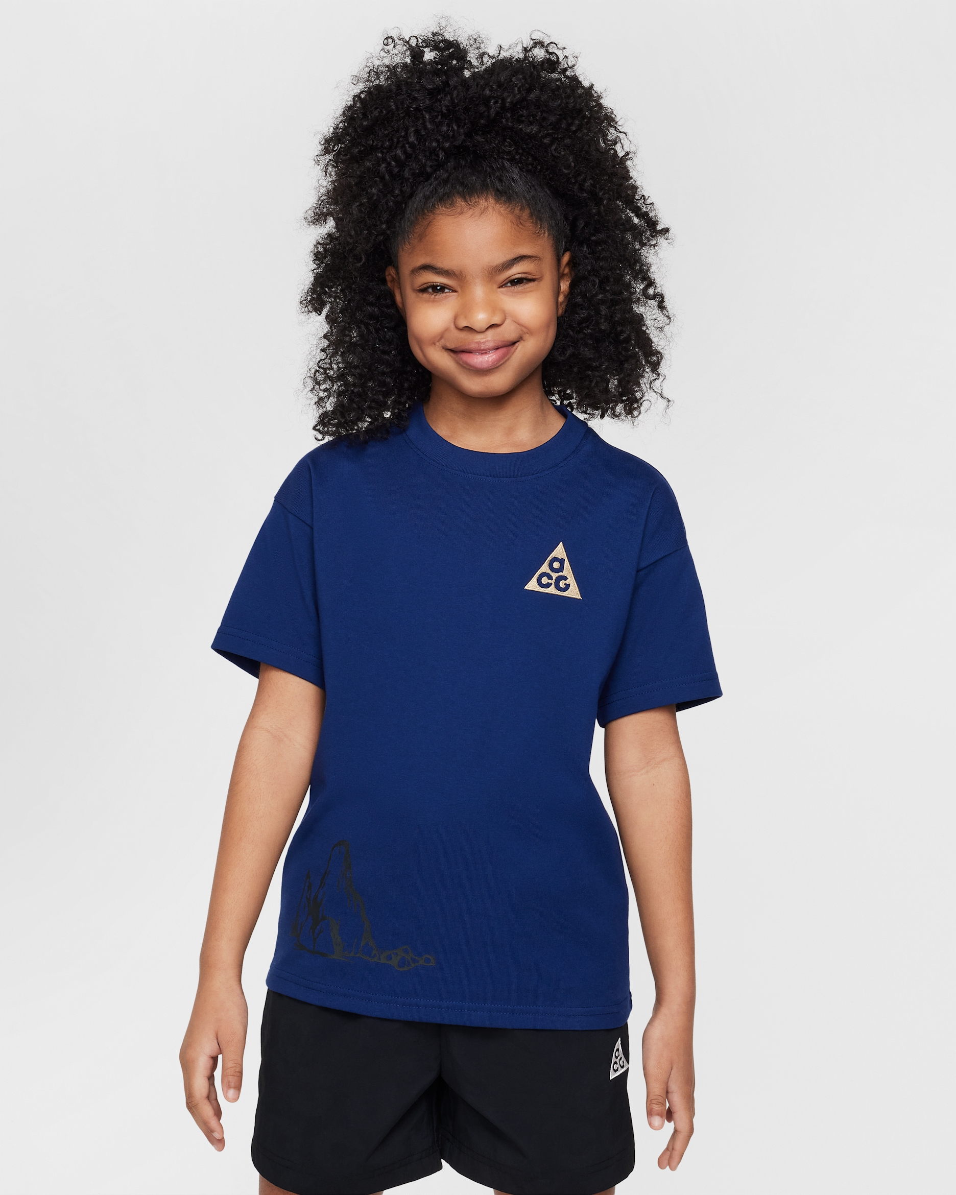 Nike ACG Older Kids' Dri-FIT T-Shirt - Blue Void