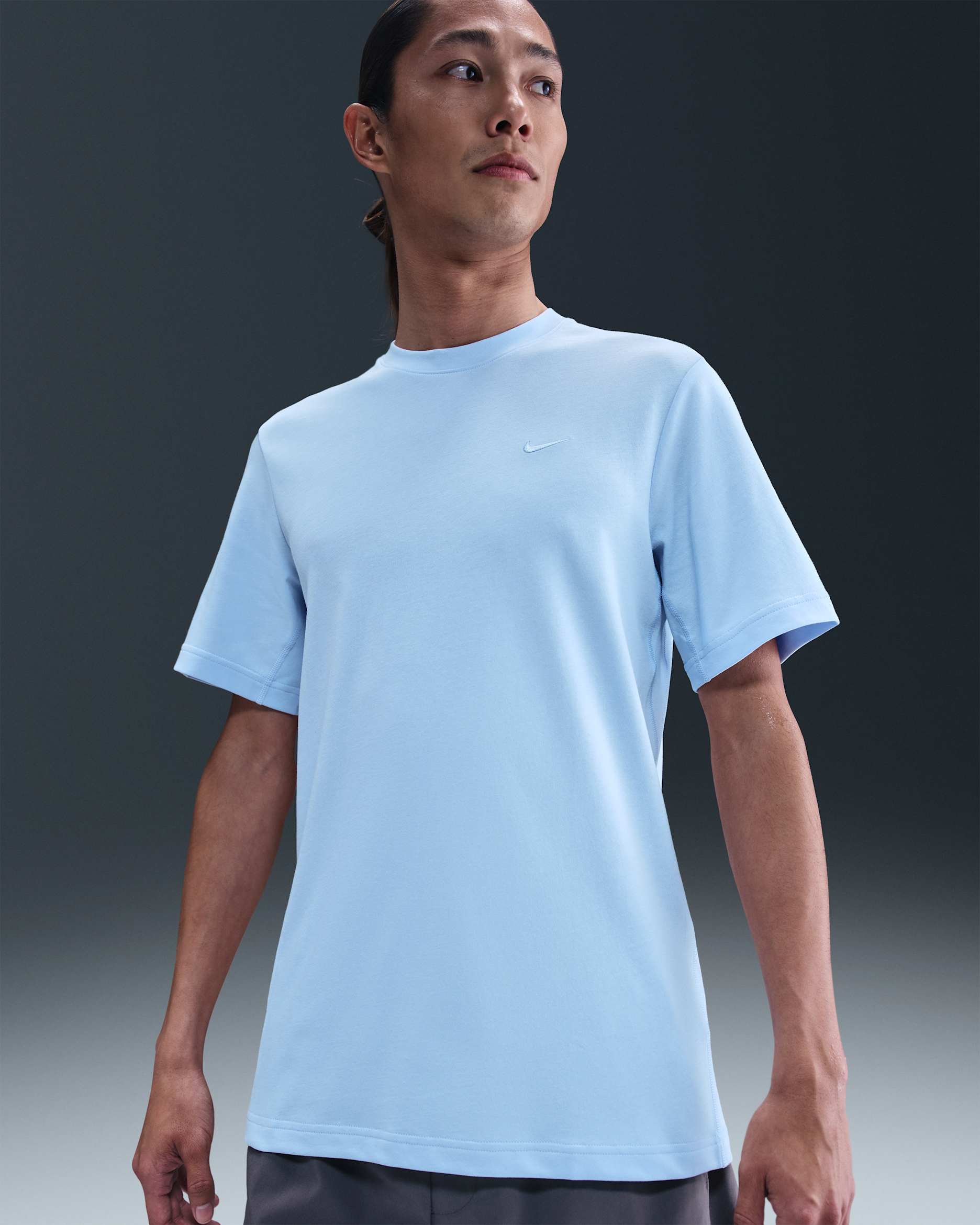 Nike Dri-FIT Primary Men's Training T-Shirt - Celestine Blue/Celestine Blue