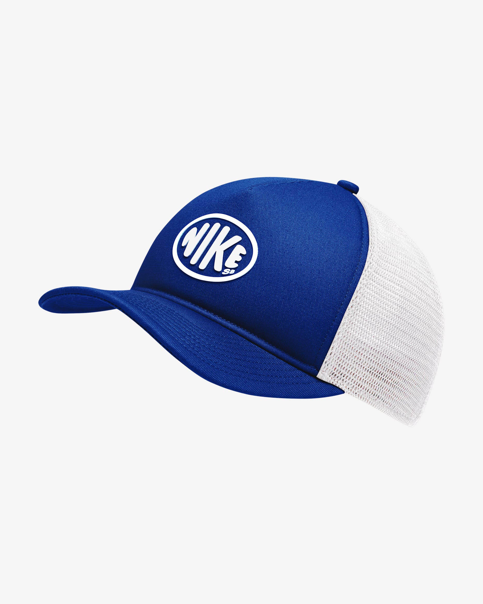 Nike SB Classic99 Skate Trucker Hat - Game Royal/White/White