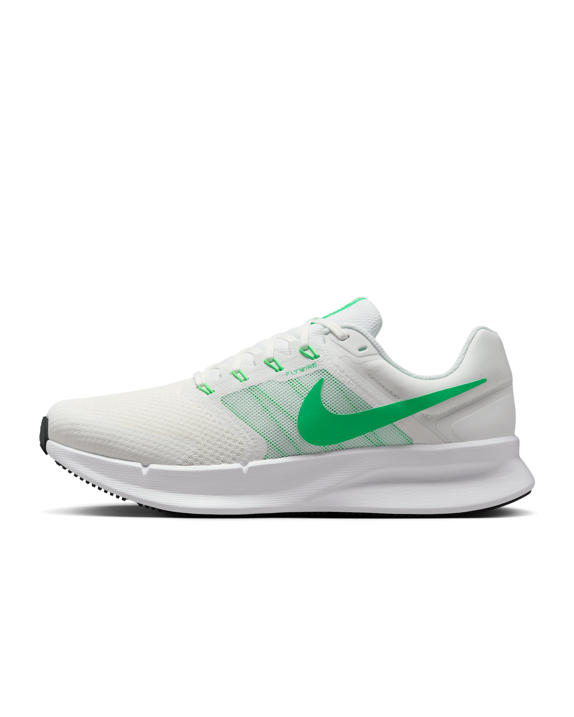 Nike Run Swift 3 Men's Road Running Shoes - Summit White/Barely Green/Green Strike/Green Shock