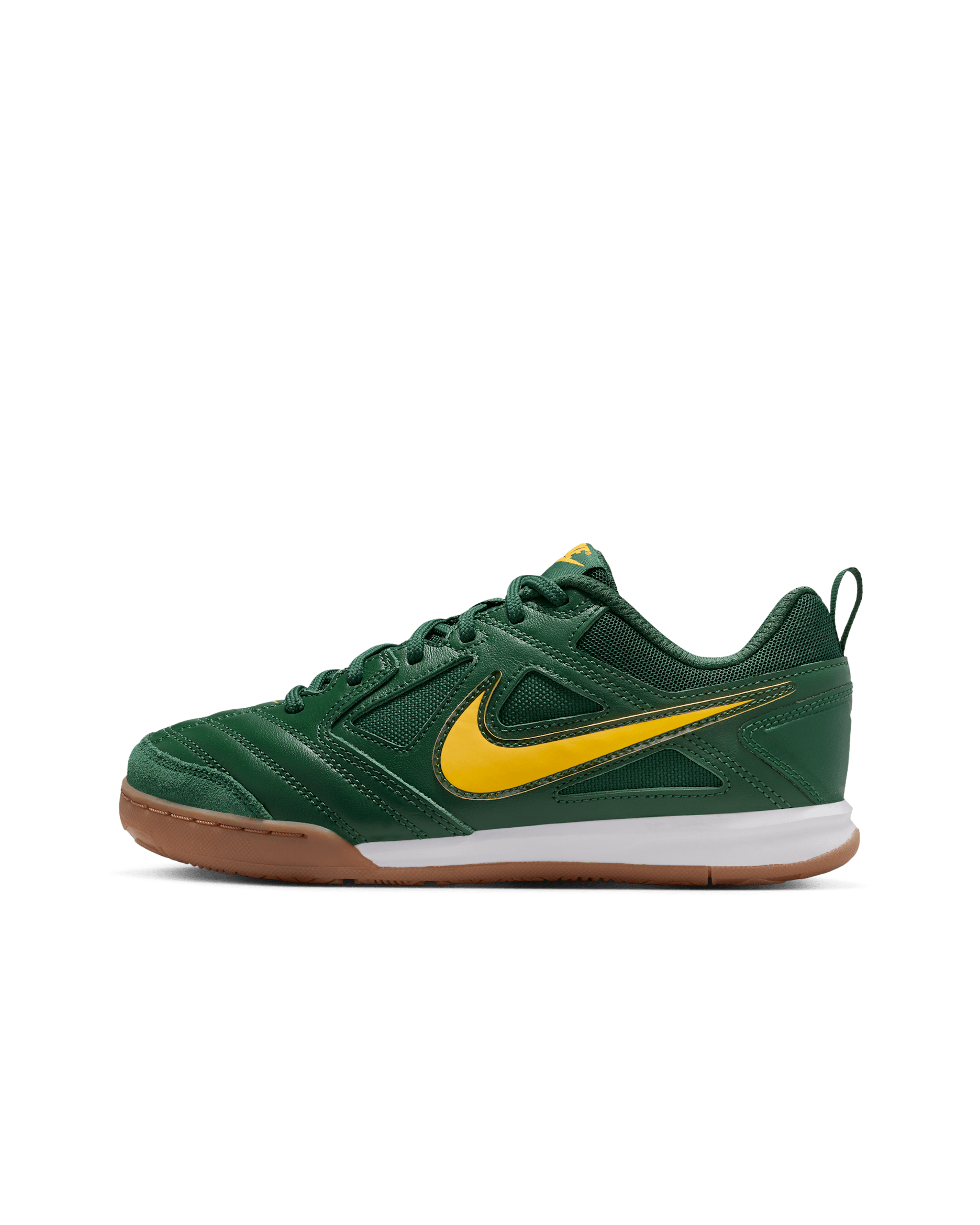 Nike Gato Older Kids' Shoes - Fir/White/Gum Medium Brown/Varsity Maize