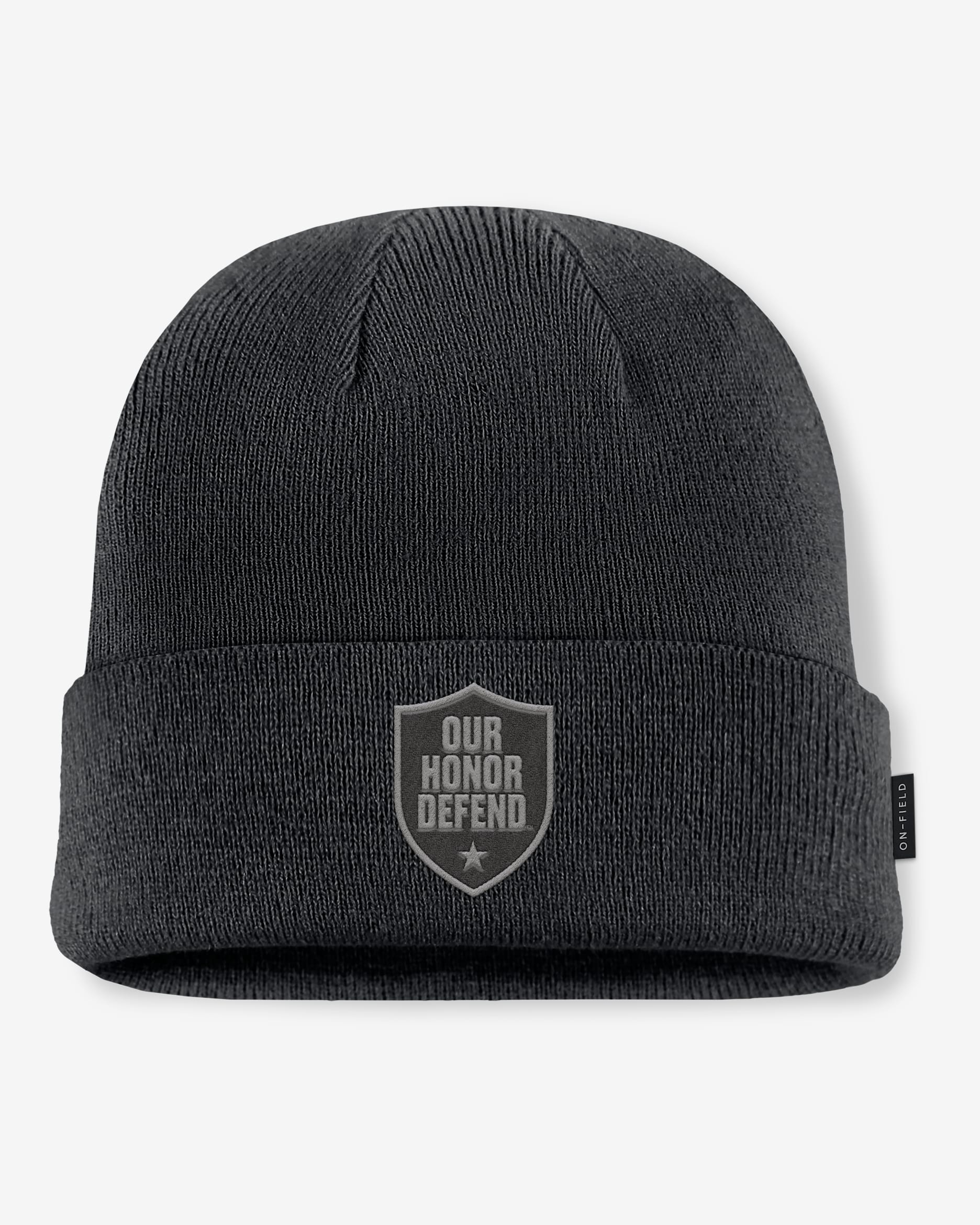 Ohio State 2025 Military Appreciation Men's Nike College Cuffed Beanie - Black