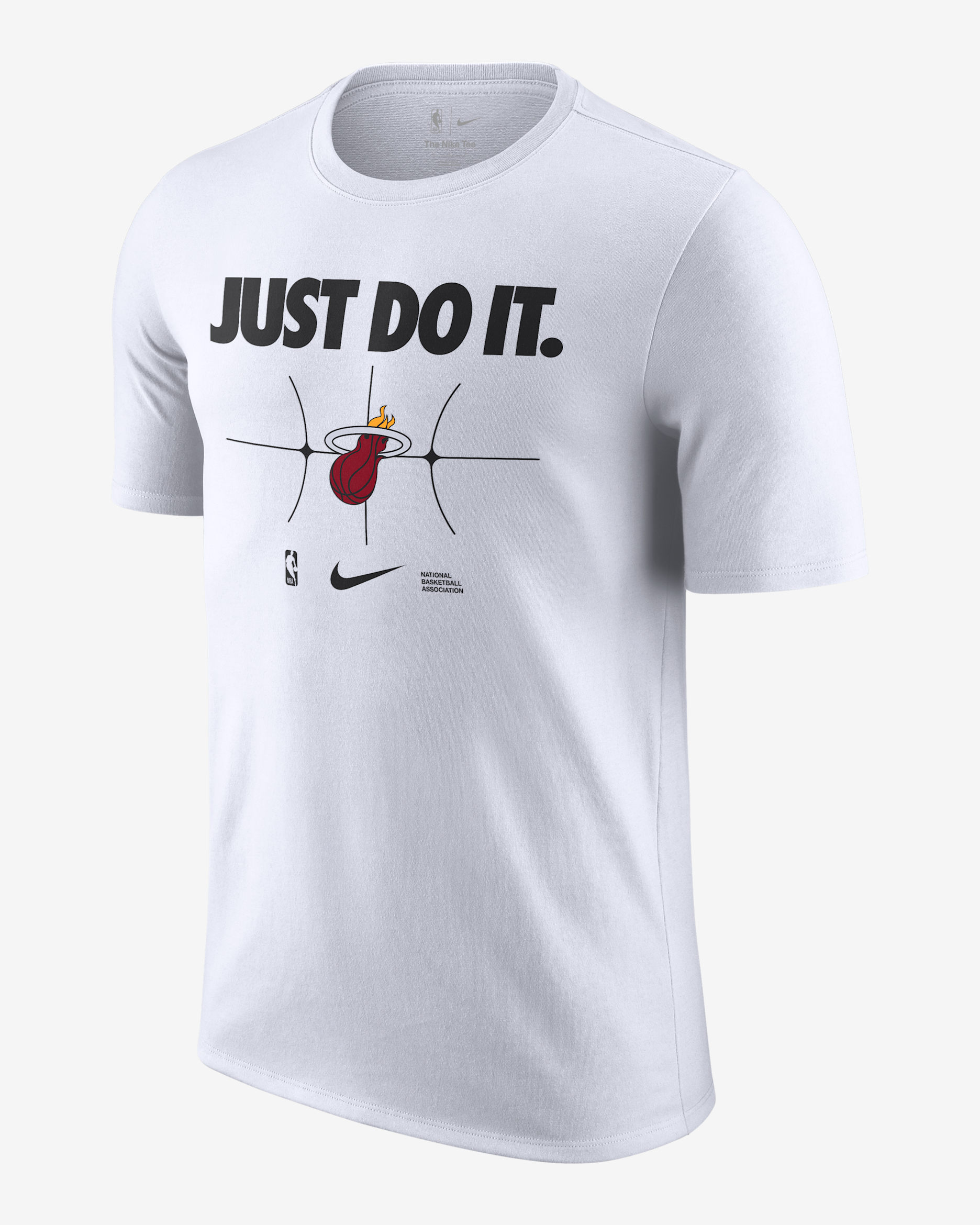 Miami Heat Essential Men's Nike NBA T-Shirt - White