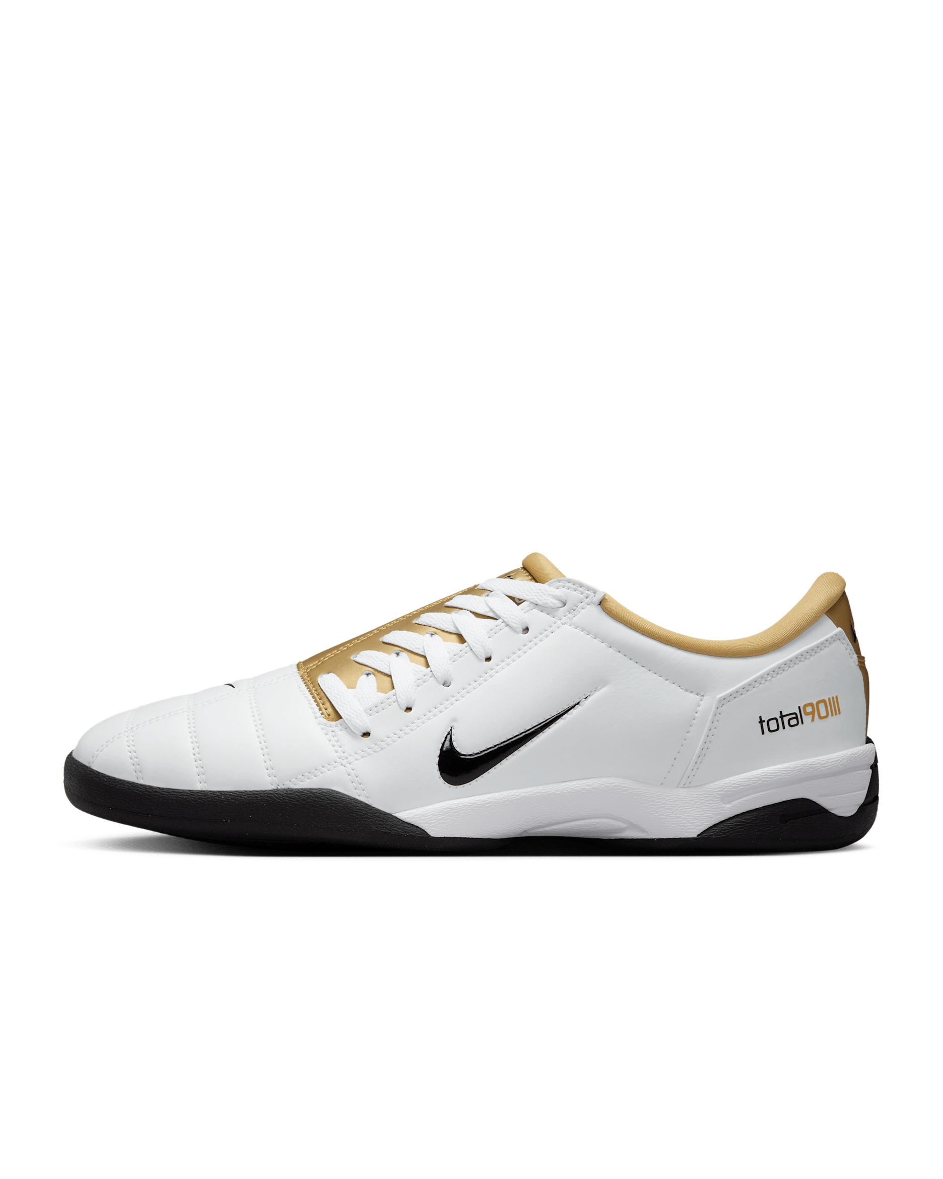 Chaussure Nike T90 SP pour homme - Blanc/Metallic Gold/Noir