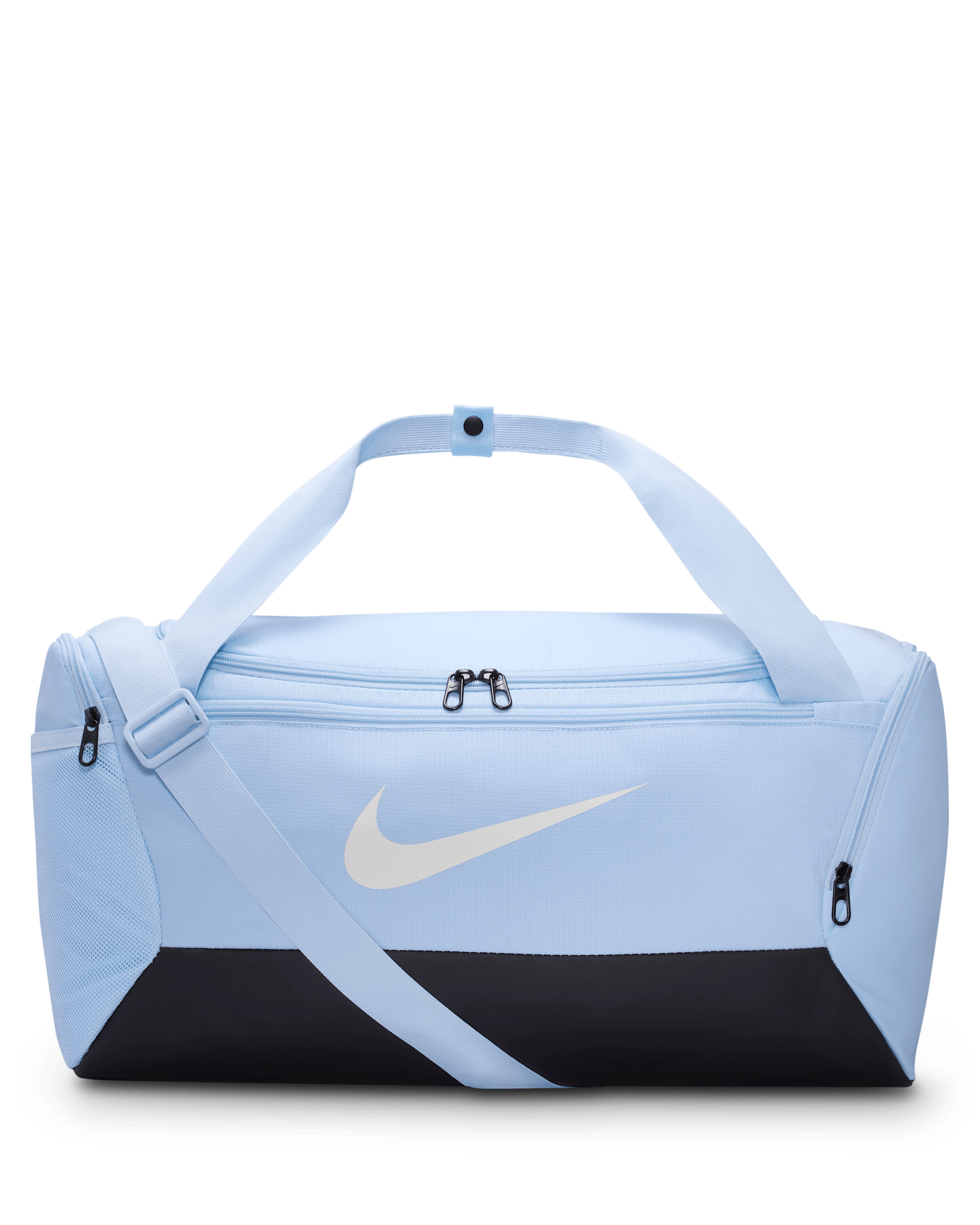 Nike Brasilia Training Duffel Bag (Small, 41L) - Celestine Blue/Black/White