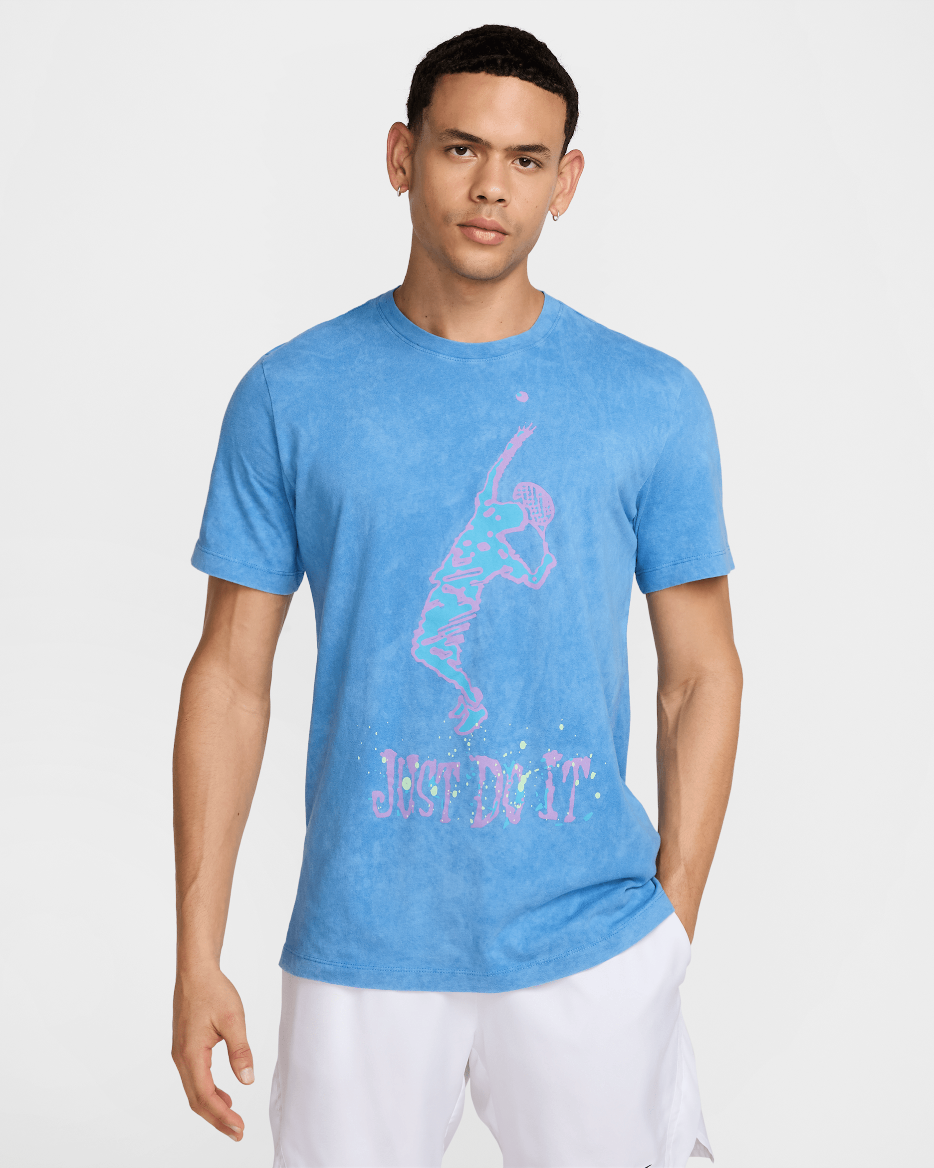 Playera de tenis para hombre NikeCourt - Estrella azul