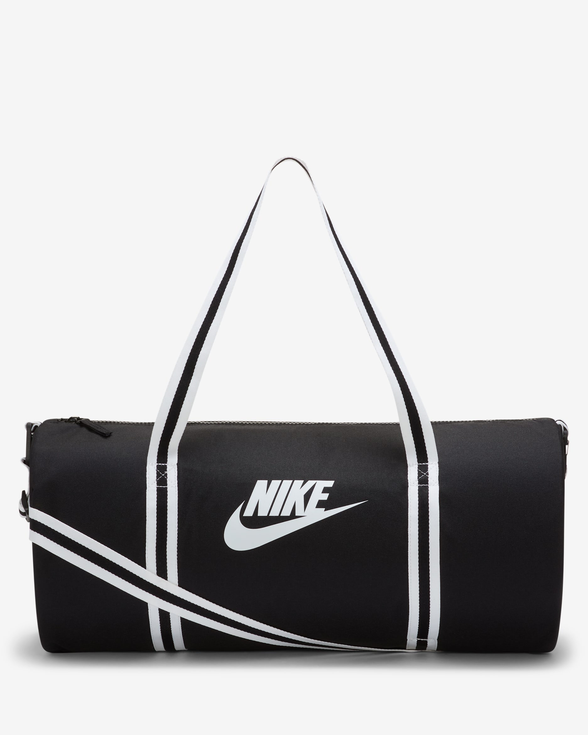 Nike Heritage Duffel Bag (30L) - Black/Black/White