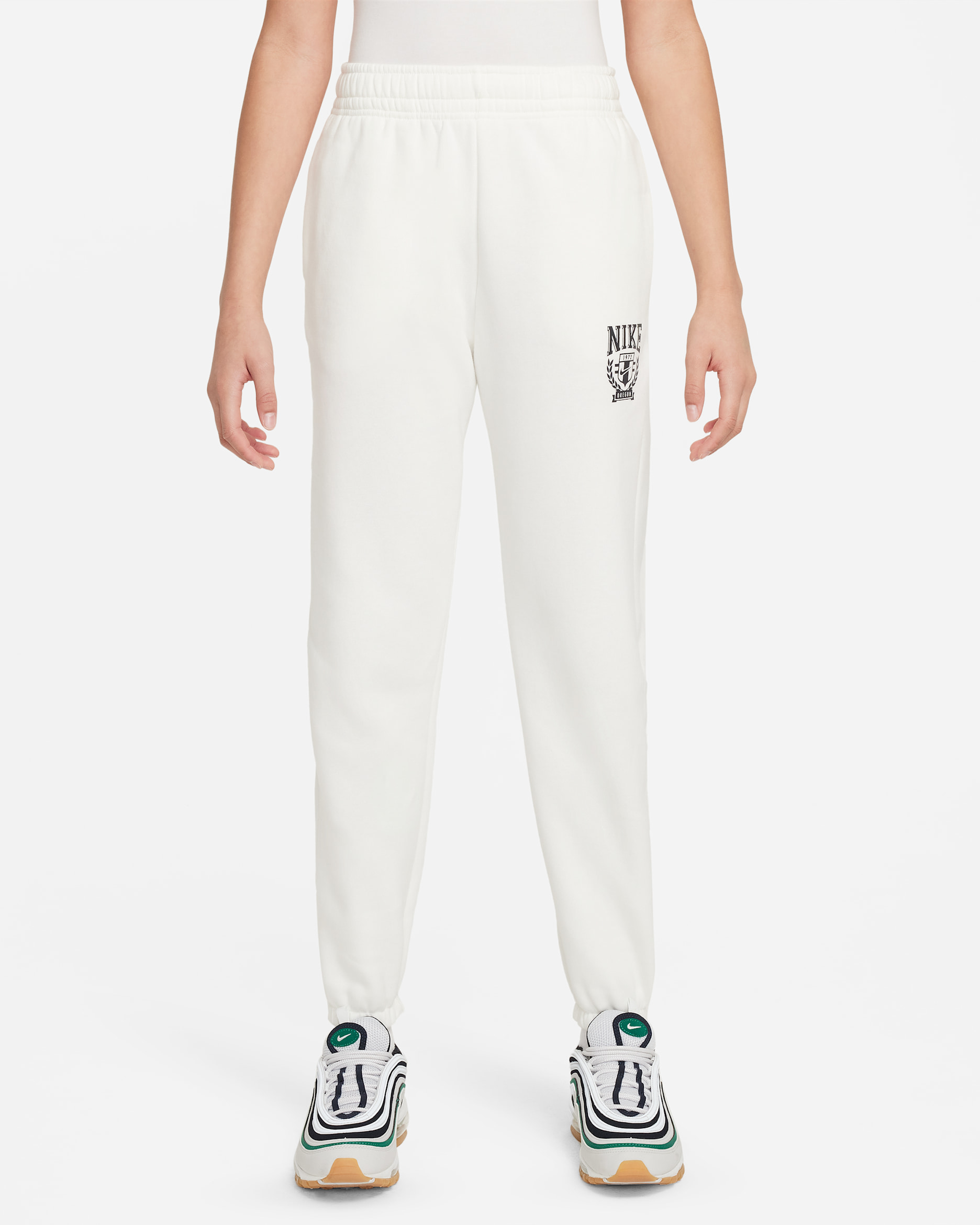 Nike Sportswear Older Kids' (Girls') Fleece Trousers - Sail