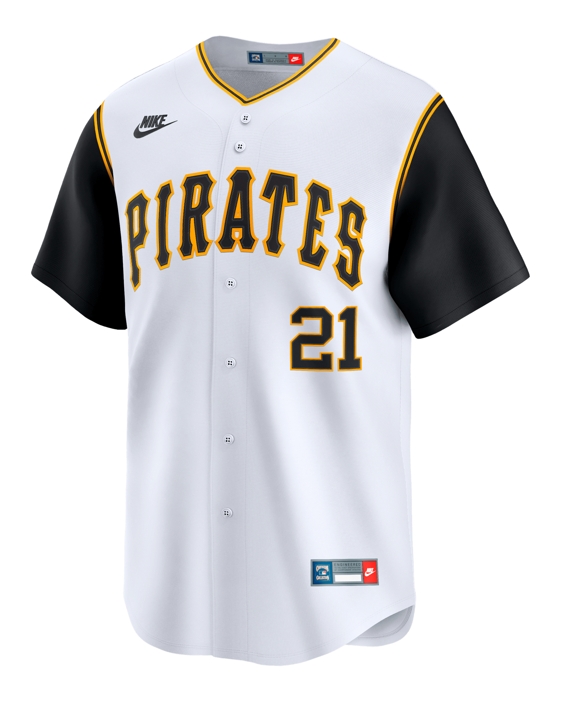 Roberto Clemente Pittsburgh Pirates Cooperstown Men's Nike Dri-FIT ADV MLB Limited Jersey - White