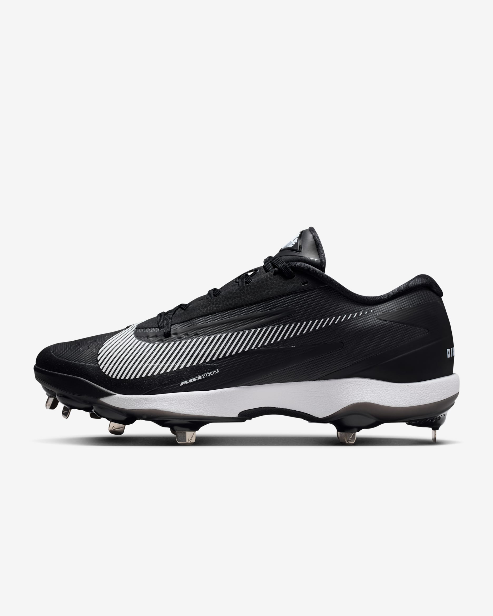 Nike Speed Low Baseball Metal Cleats - Black/White