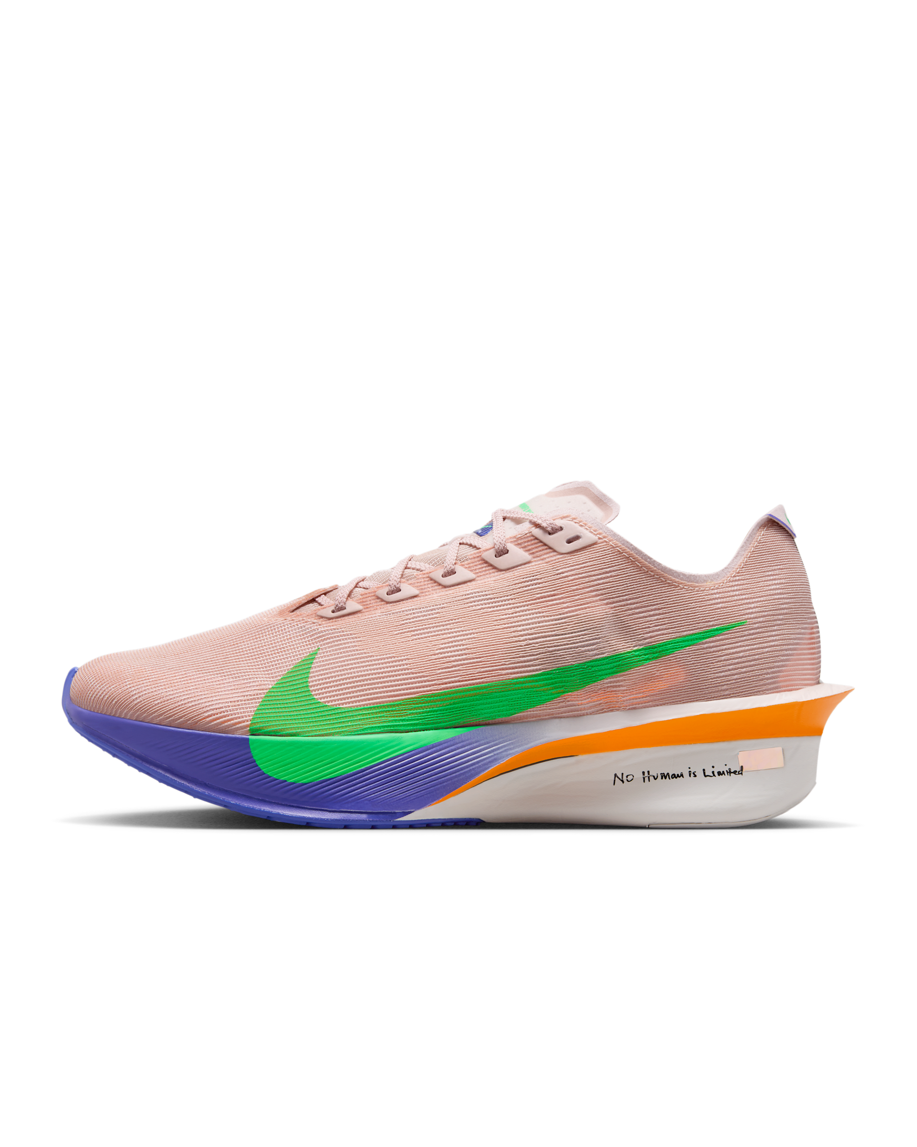 Nike Vaporfly 4 "Eliud Kipchoge" Men's Road Racing Shoes - Silt Red/Fire Pink/Bright Ceramic/Green Shock