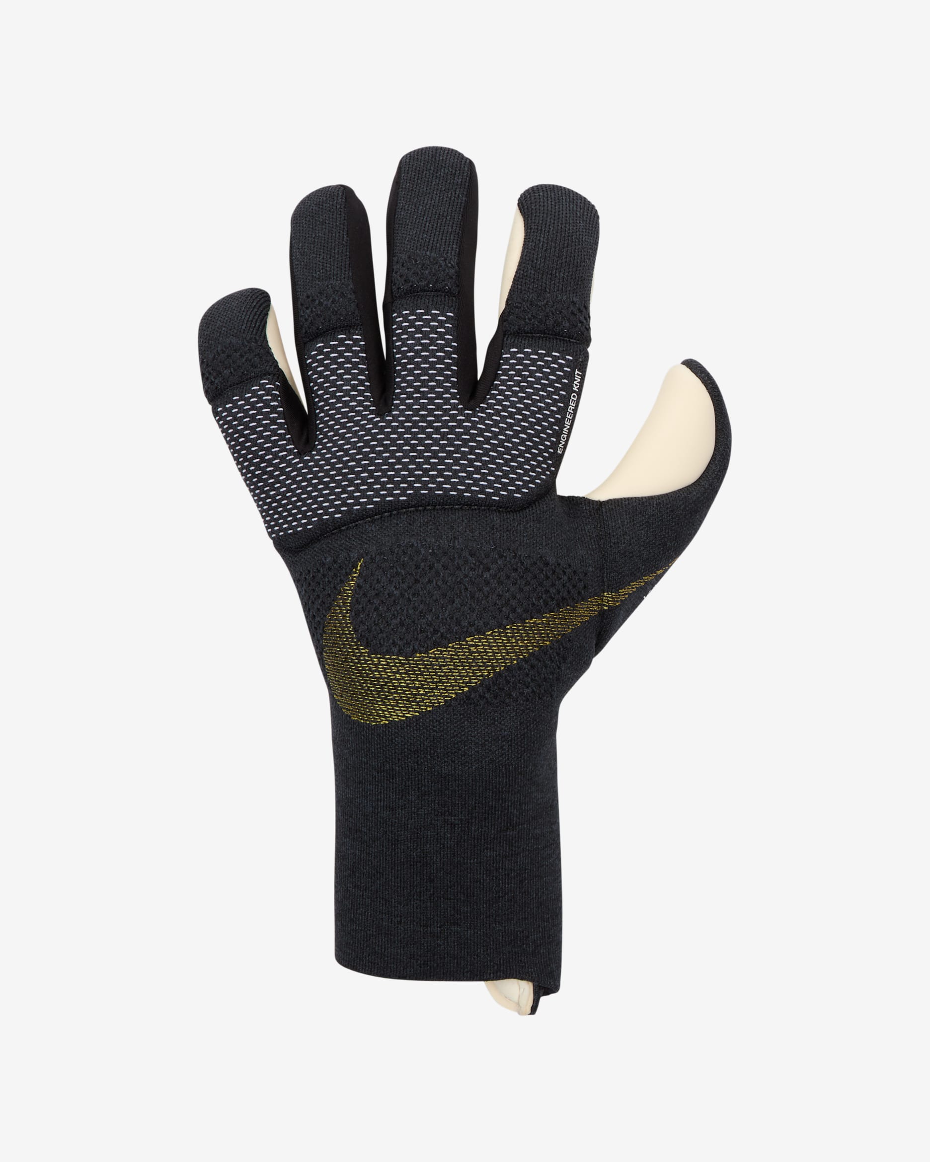 Guantes de portero de fútbol Dynamic Fit Nike Vapor - Negro/Blanco/Moneda de oro metalizado