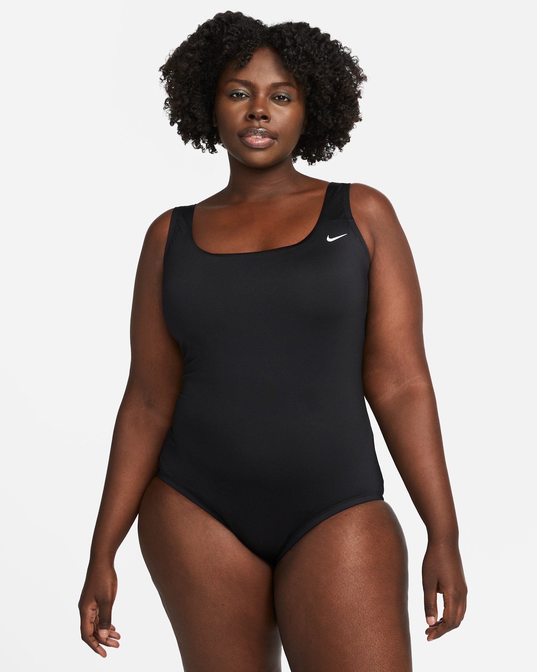 Nike Essential Women's U-Back One-Piece Swimsuit (Plus Size) - Black