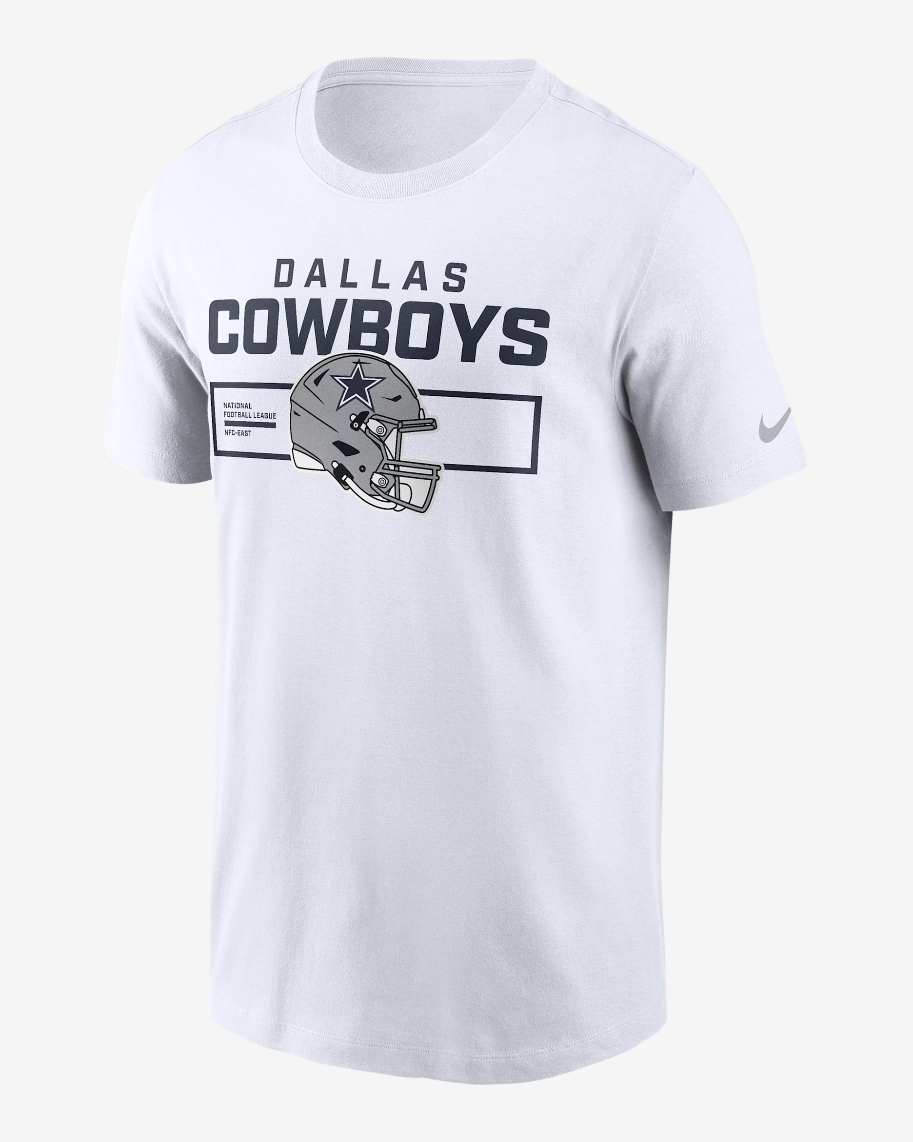 Dallas Cowboys Helmet Essential Men's Nike NFL T-Shirt - White