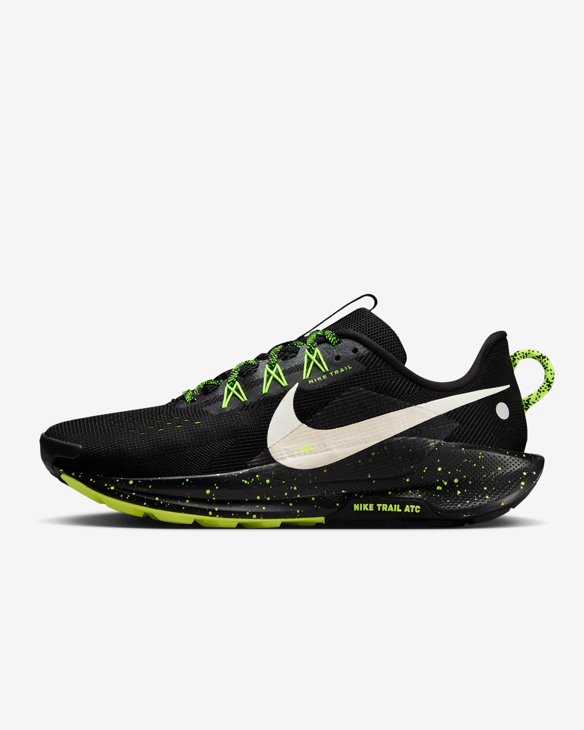 Nike Pegasus Trail 5 Arazi Tipi Erkek Koşu Ayakkabısı - Siyah/Volt Ice/Phantom