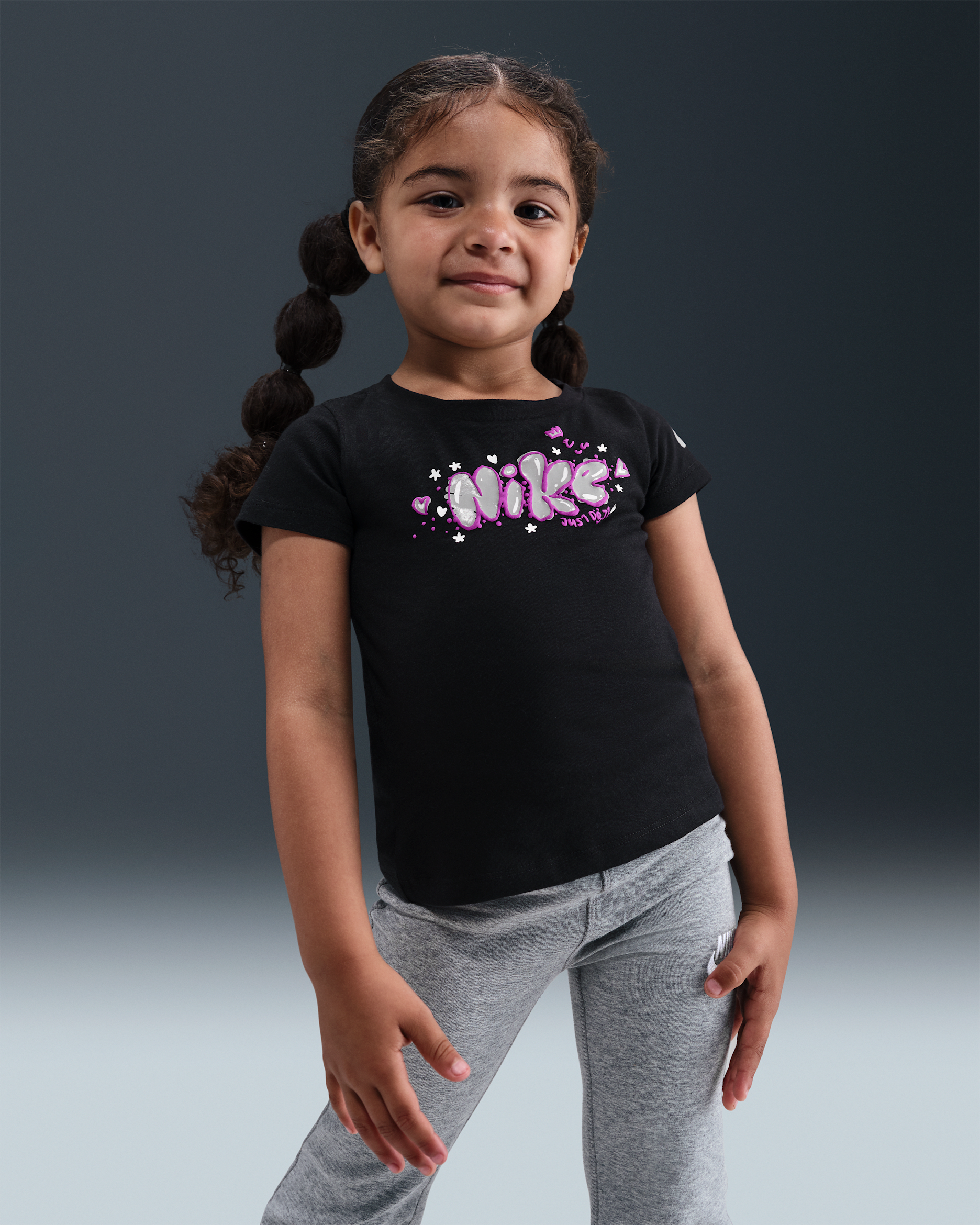 Nike Essentials Toddler Graphic Ringlet T-Shirt - Black