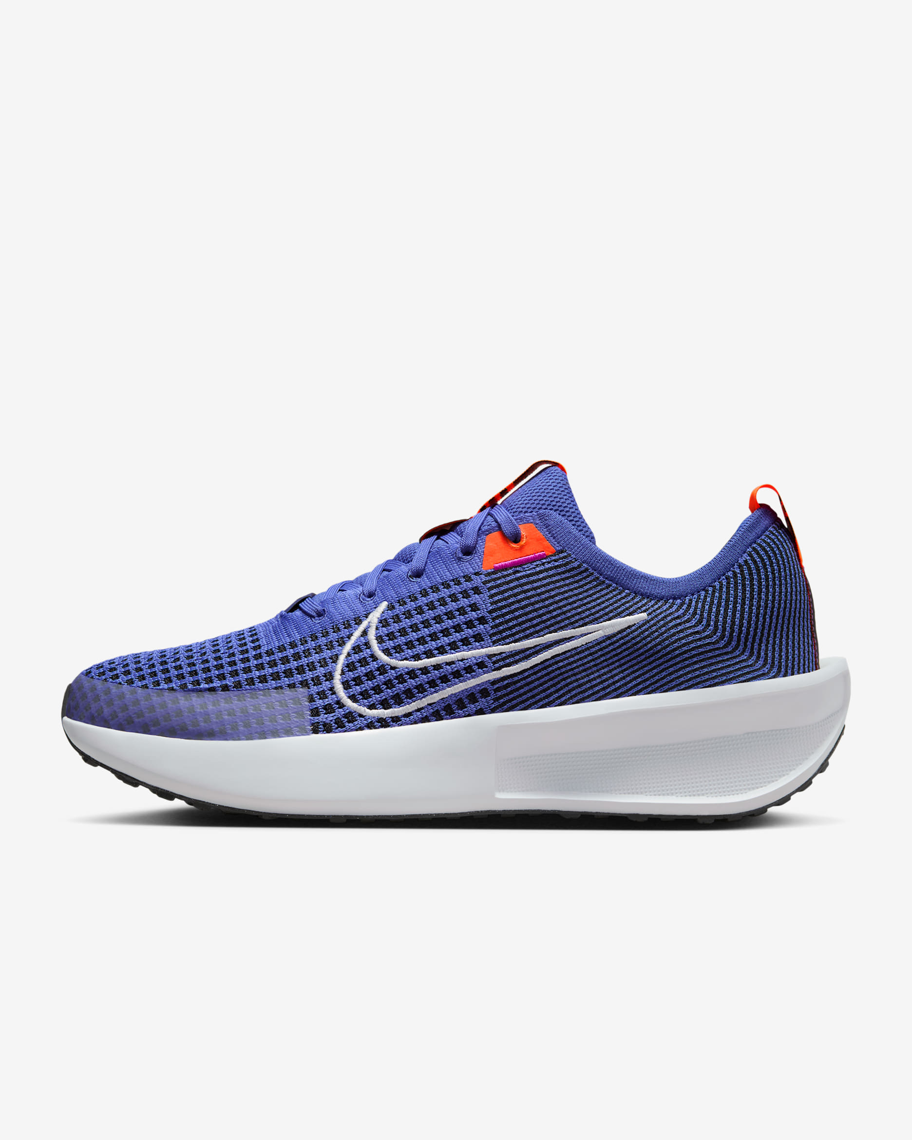 รองเท้าวิ่งโร้ดรันนิ่งผู้ชาย Nike Interact Run - Astronomy Blue/Hyper Crimson/ดำ/Pure Platinum